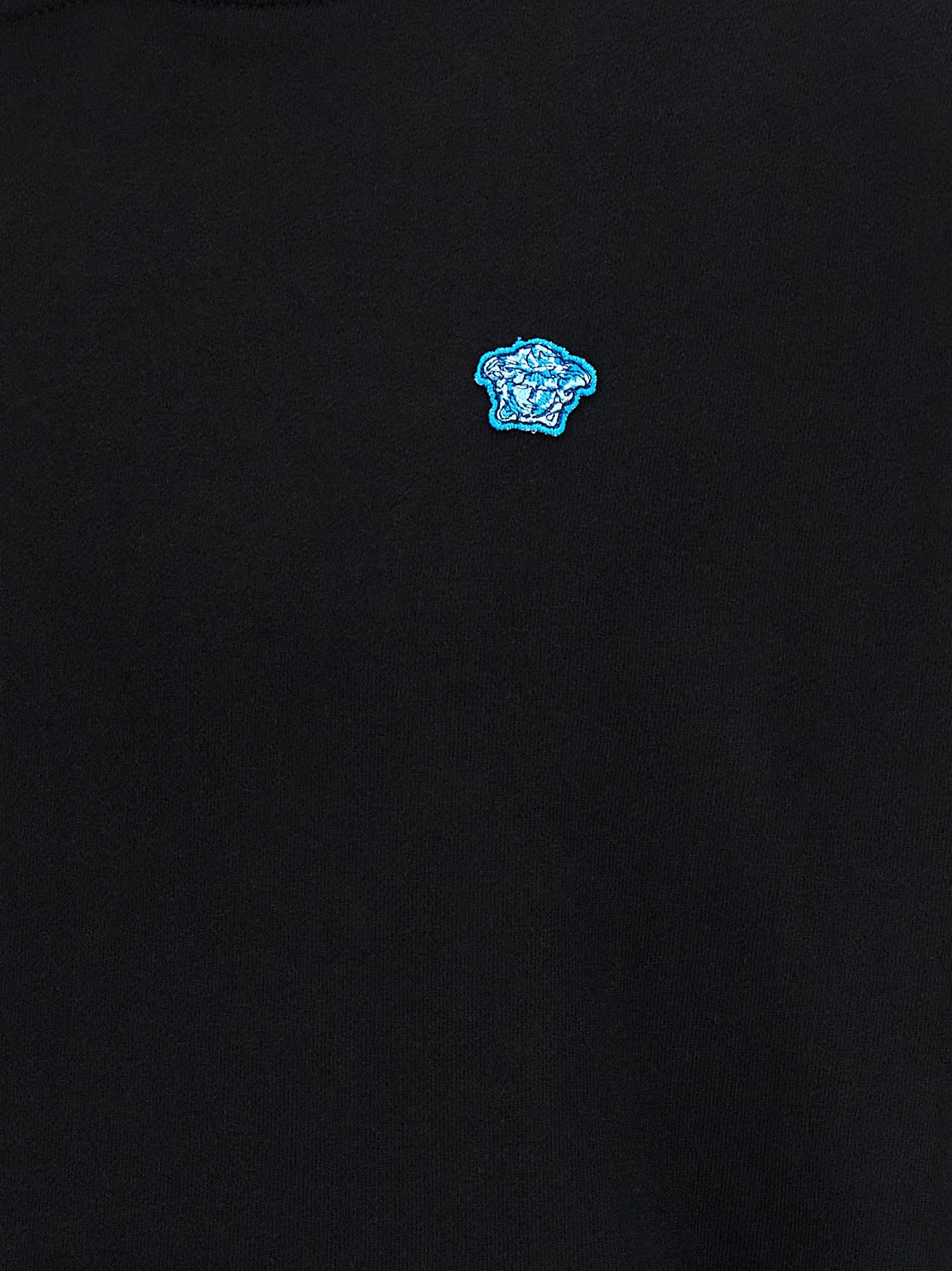 Versace Black Cotton Sweatshirt Versace