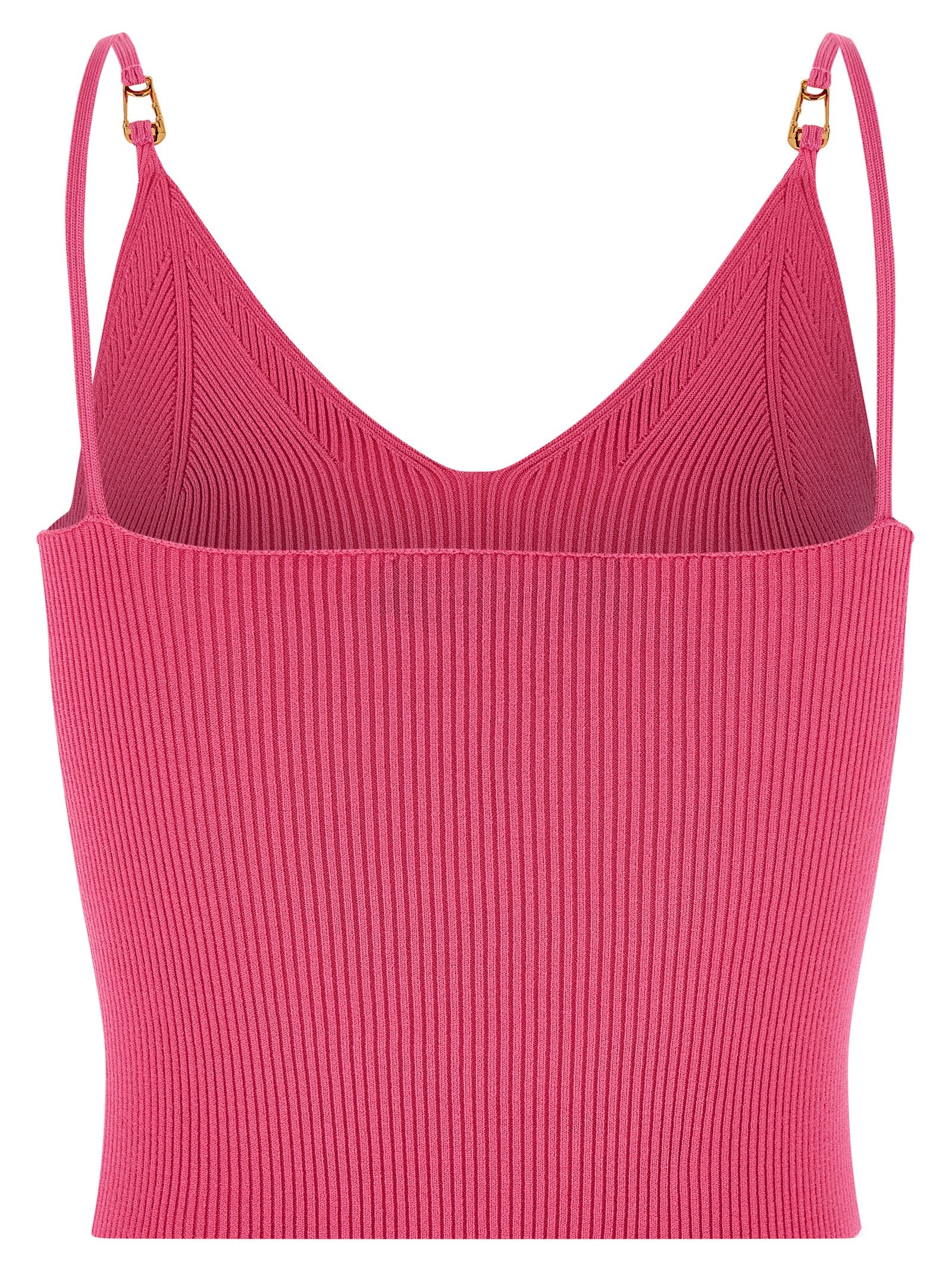 Versace Fuchsia Viscose Sleeveles T-Shirt Versace