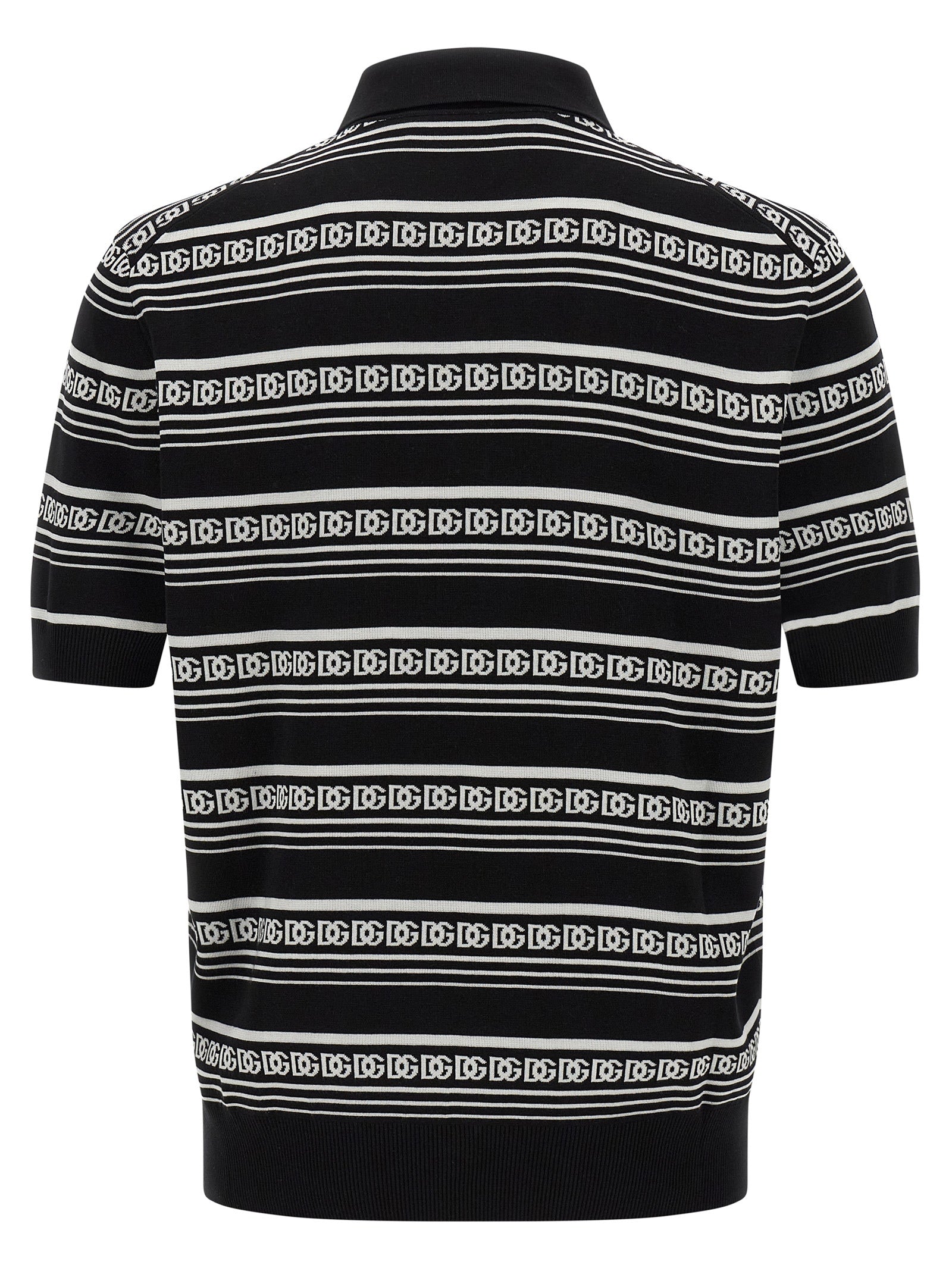 Dolce & Gabbana Bicolor Silk Polo Shirt Dolce & Gabbana