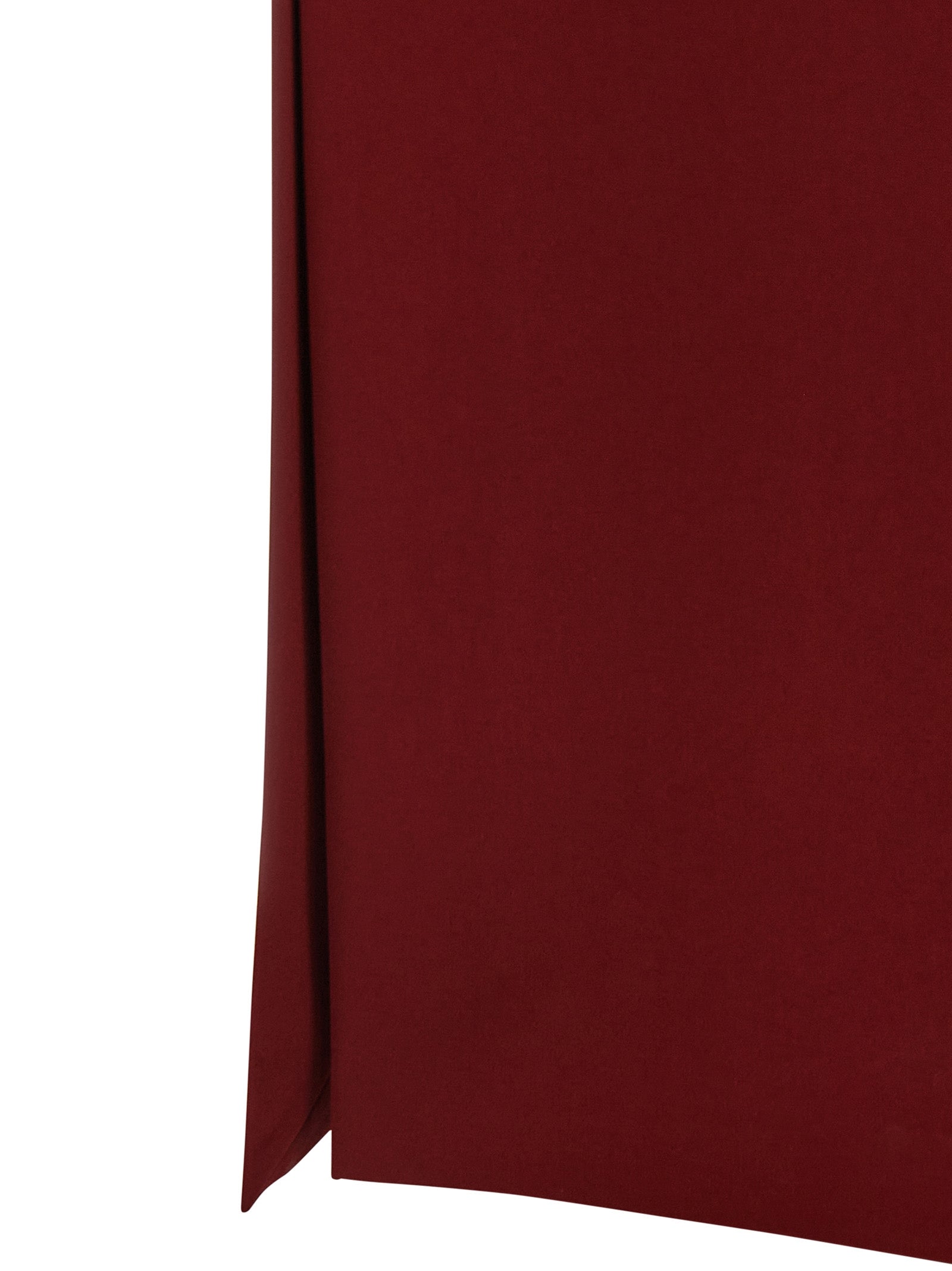 Max Mara Bordeaux Triacetate Long Dress Max Mara