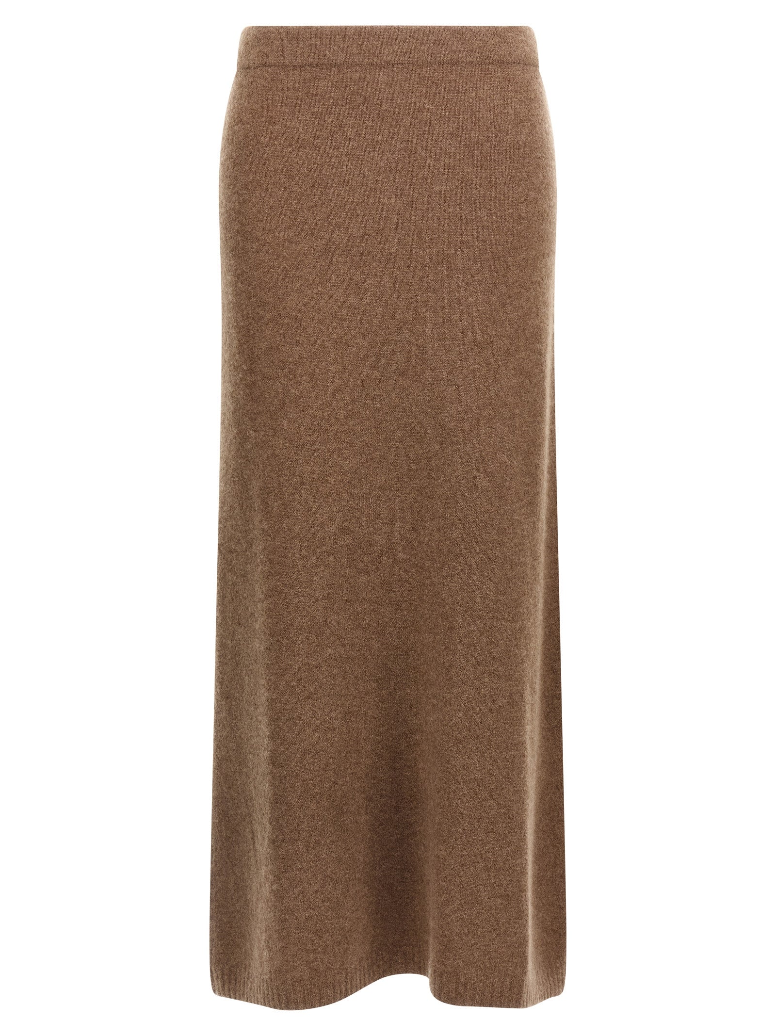 Max Mara Gray Cashmere Midi Skirt Max Mara