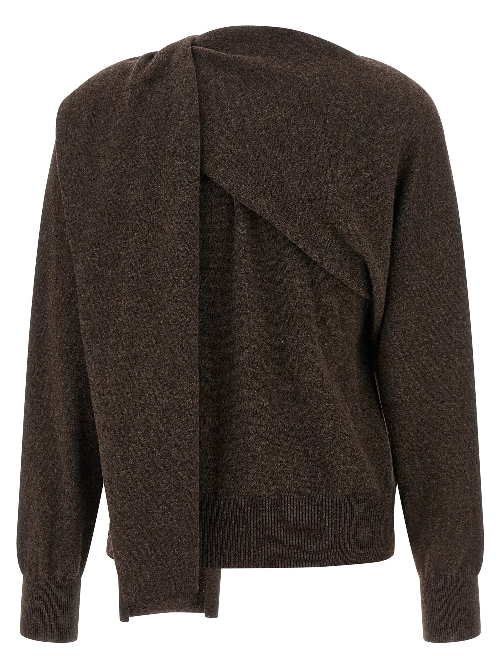 Ferragamo Brown Cashmere Cardigan Ferragamo