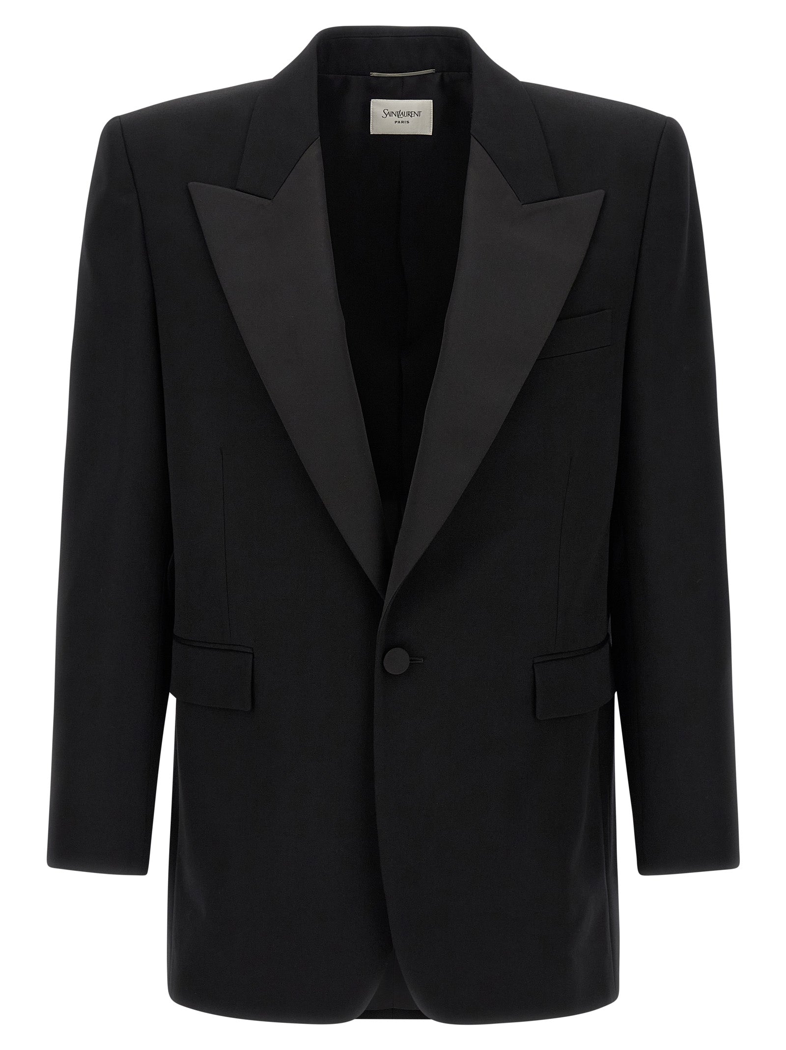 Saint Laurent Black Wool Blazer Saint Laurent