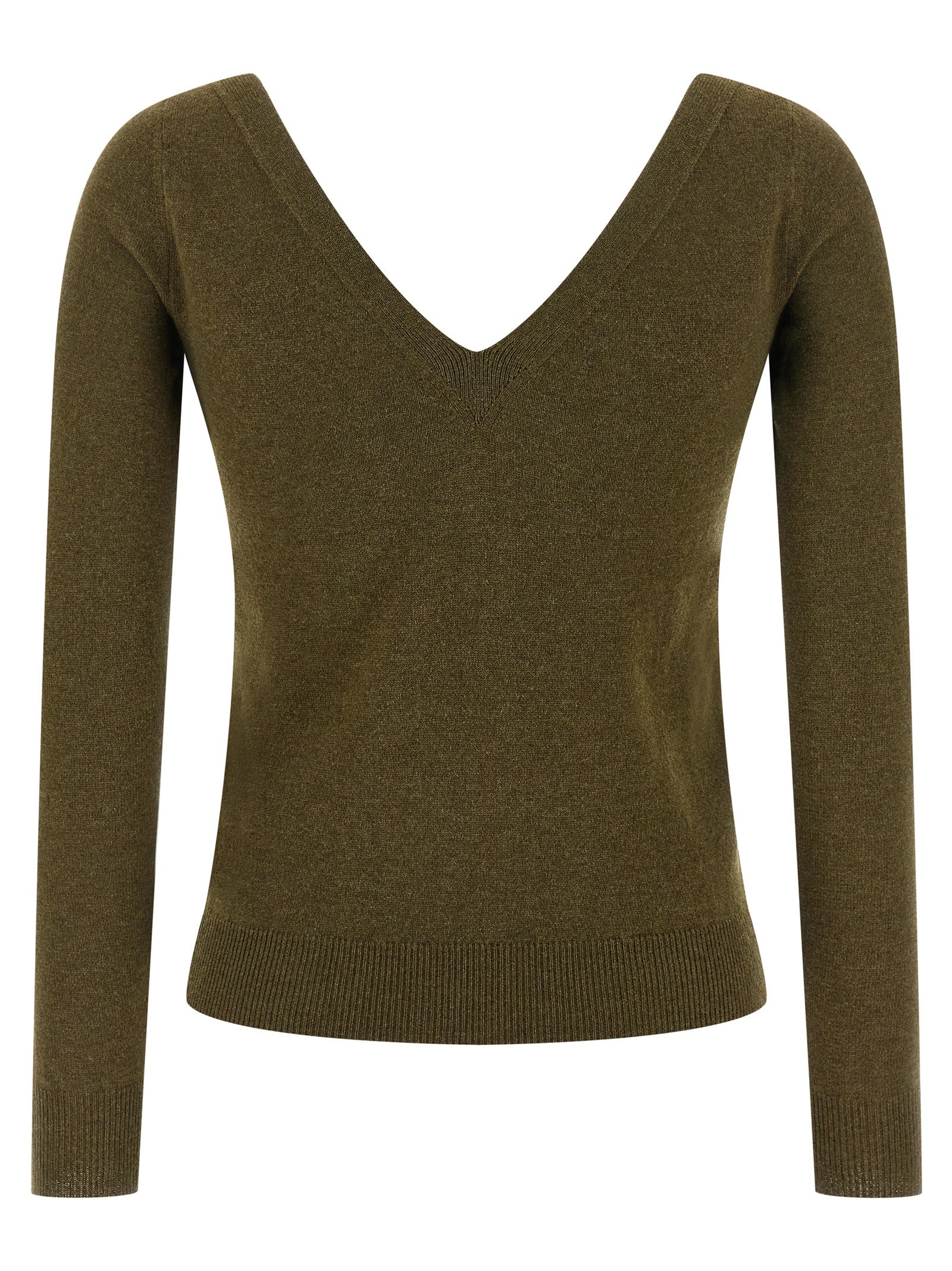 Saint Laurent Bicolor Cashmere Cardigan Saint Laurent