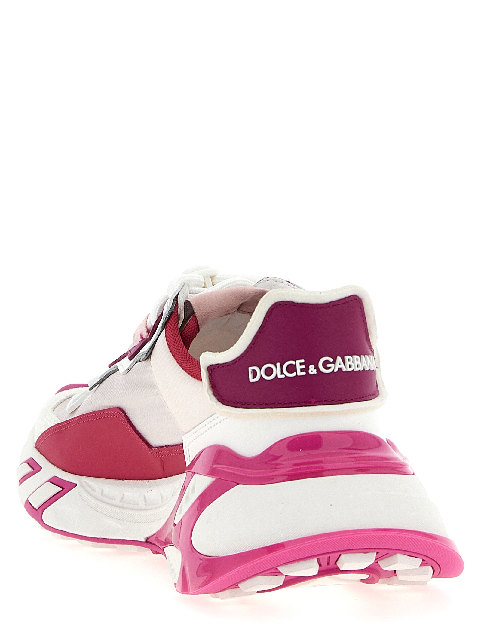 Dolce & Gabbana Fuchsia Viscose Athletic Sneakers Dolce & Gabbana