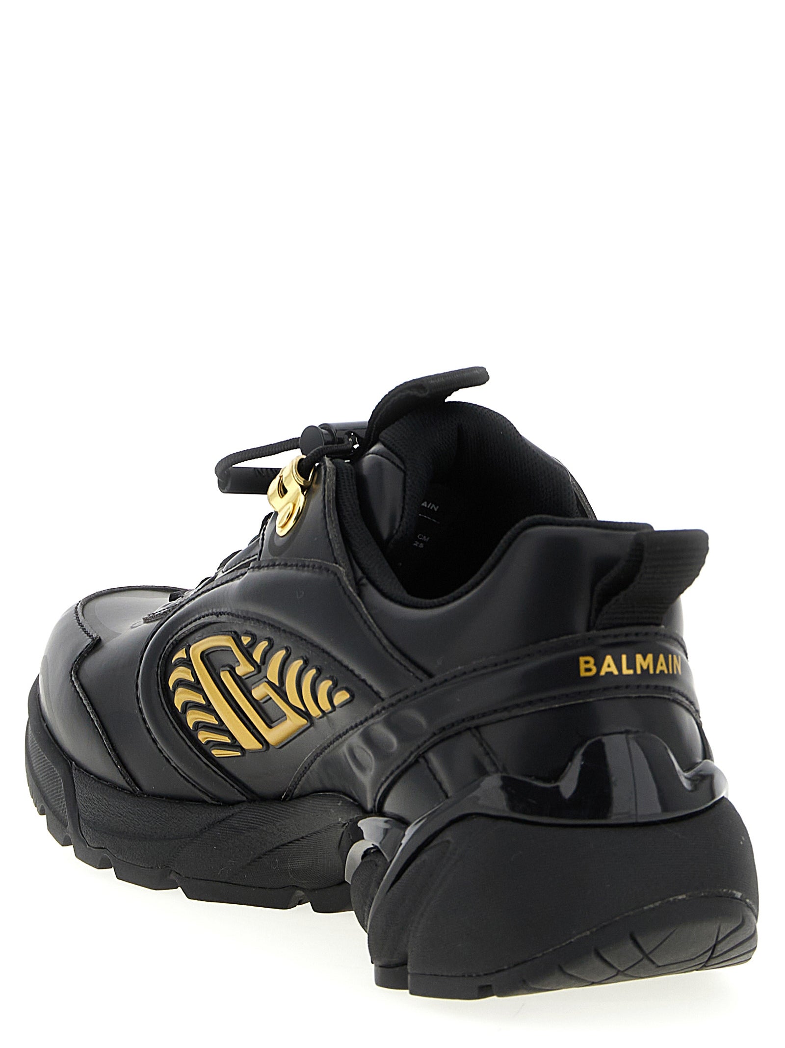 Balmain Black Nylon Athletic Sneakers Balmain