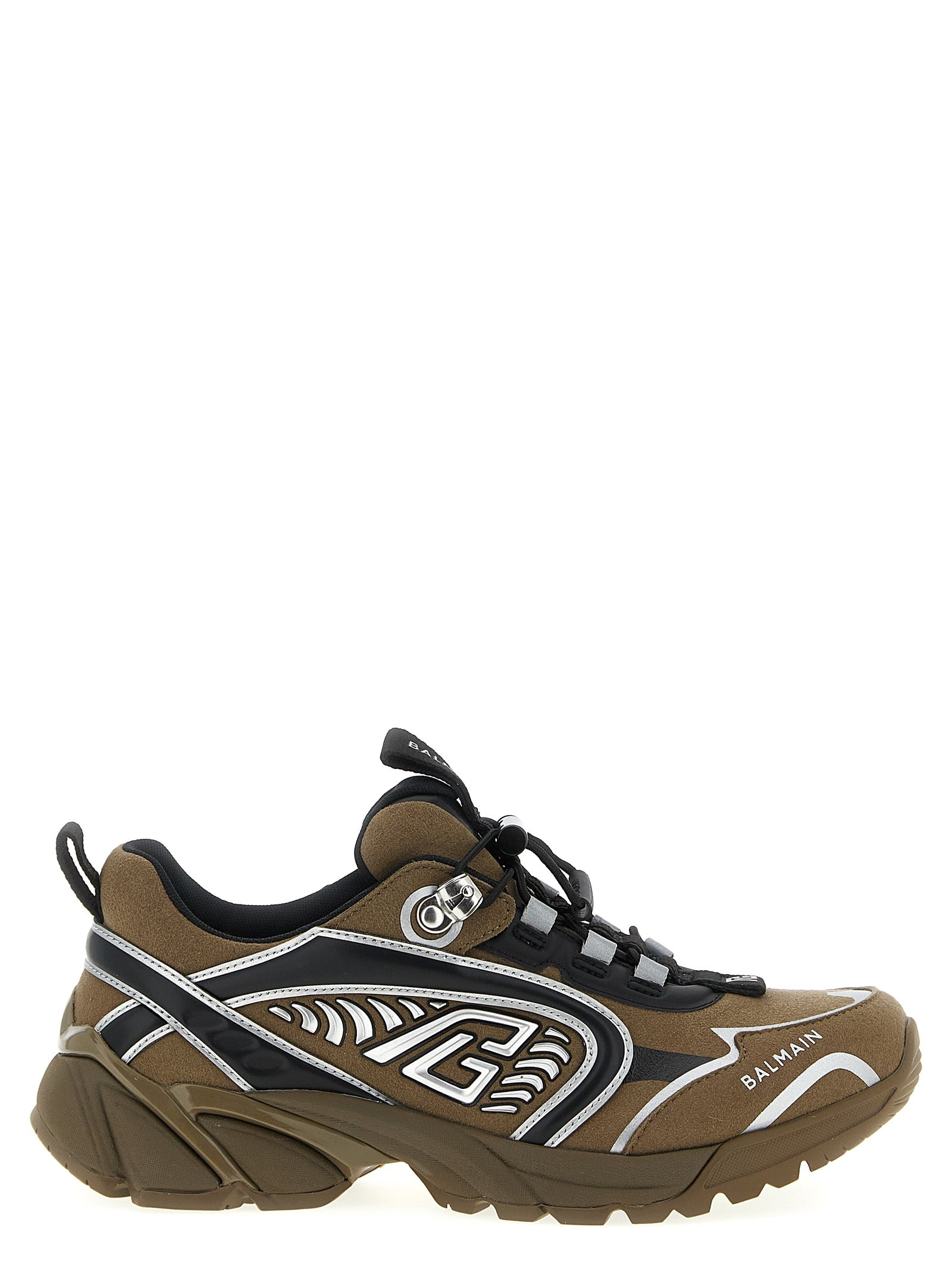 Balmain Bicolor Polyethylene Athletic Sneakers Balmain