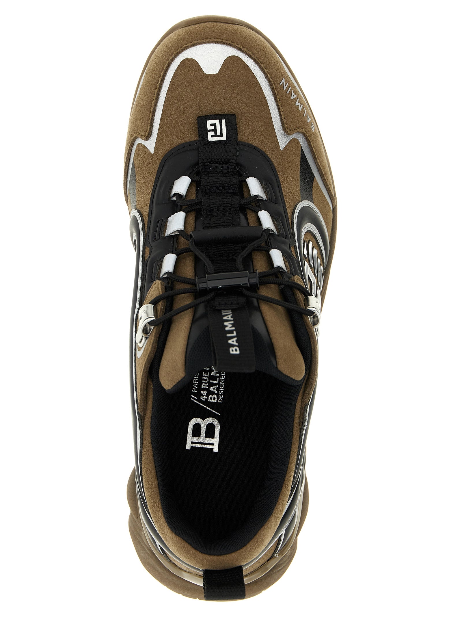 Balmain Bicolor Polyethylene Athletic Sneakers Balmain