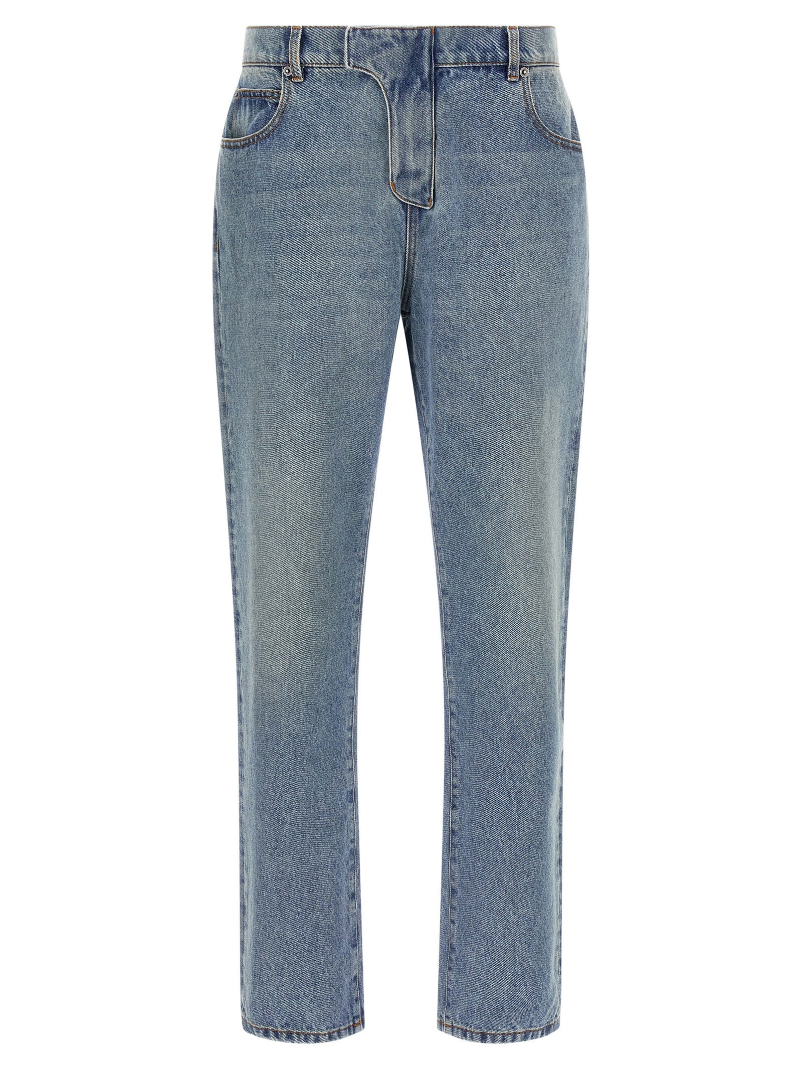 Balmain Blue Cotton Jeans Denim Balmain