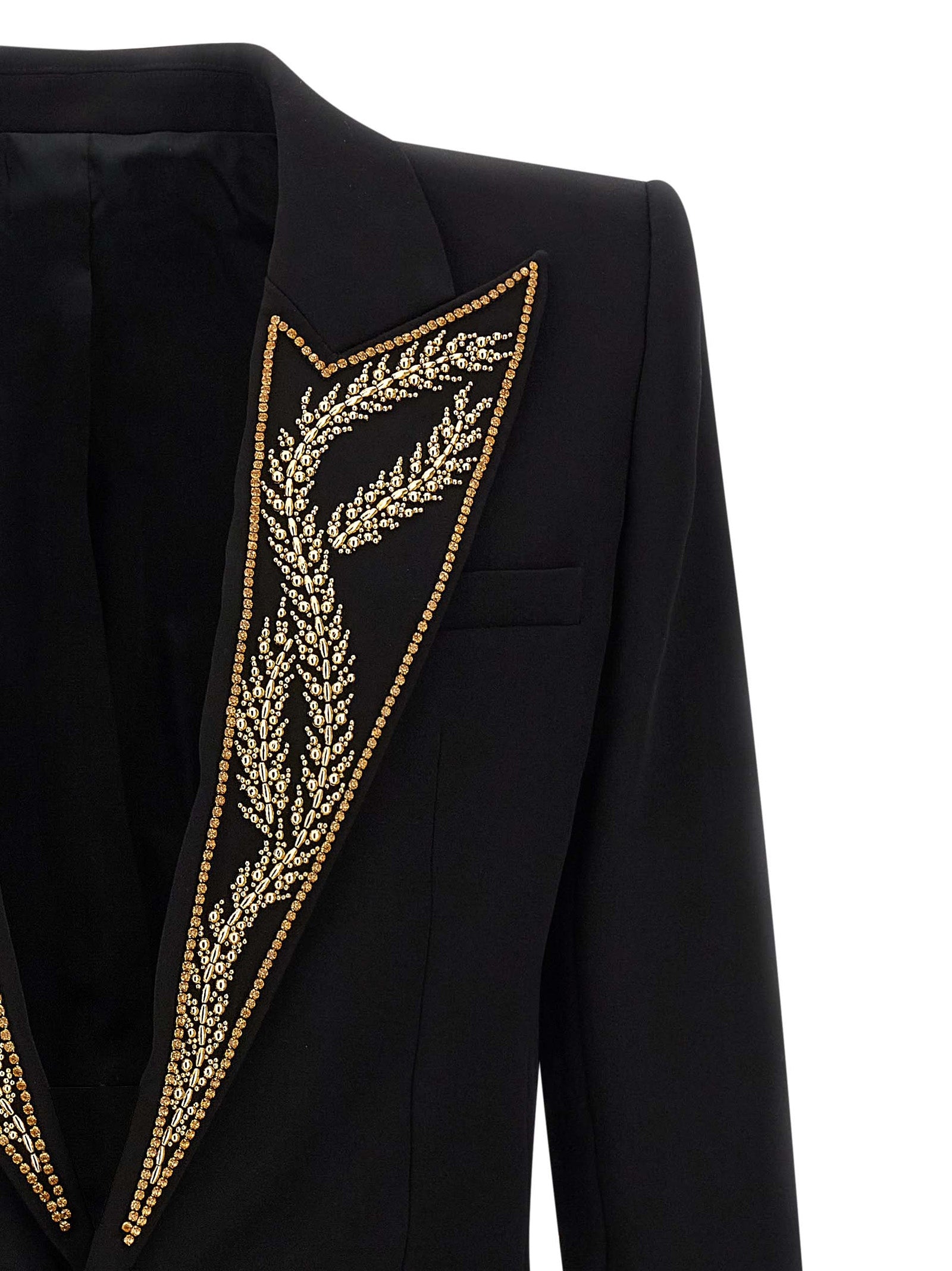Balmain Black Viscose Blazer Balmain