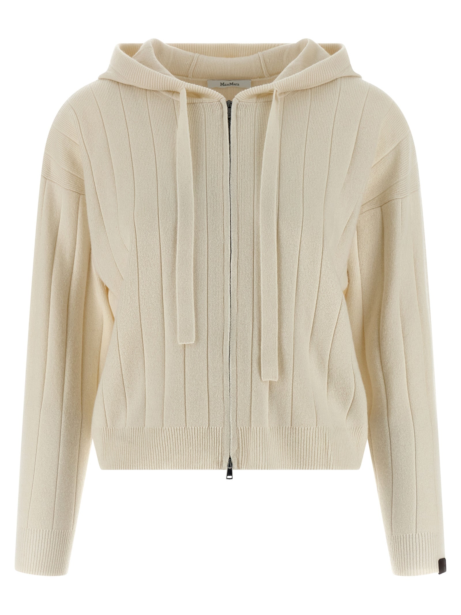 Max Mara White Cashmere Cardigan Max Mara