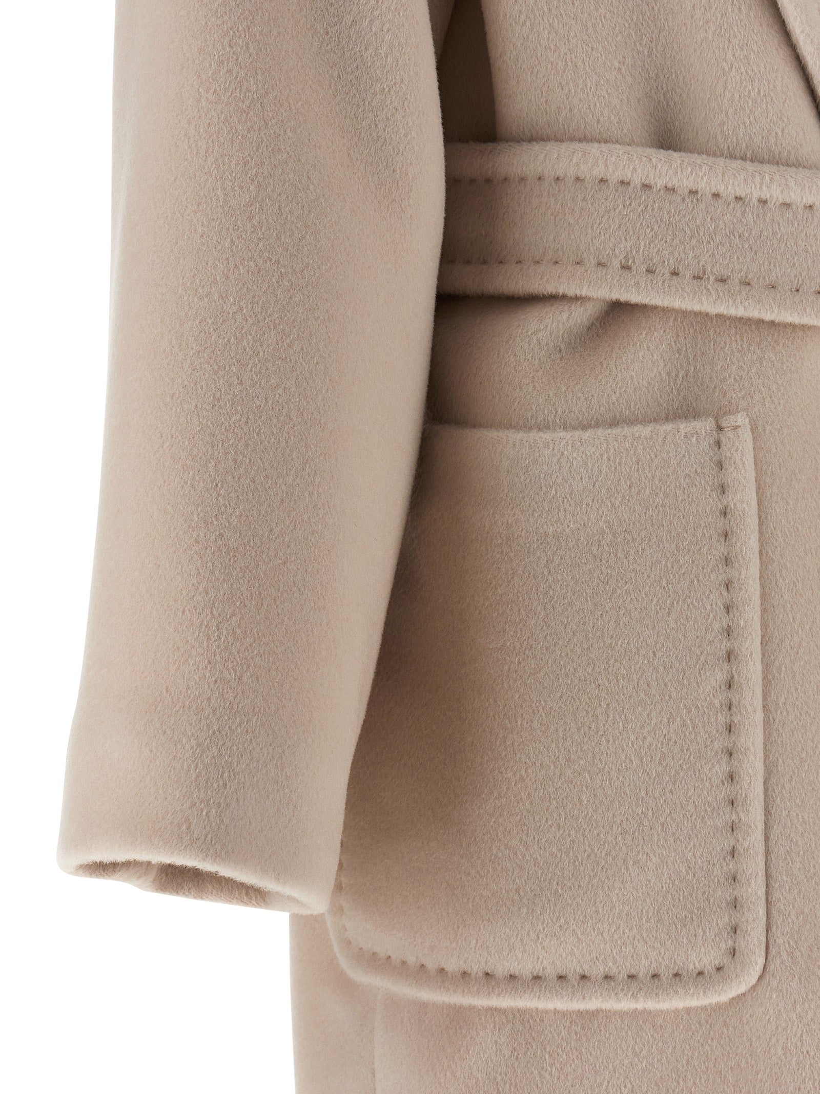 Max Mara Beige Wool Coat Max Mara