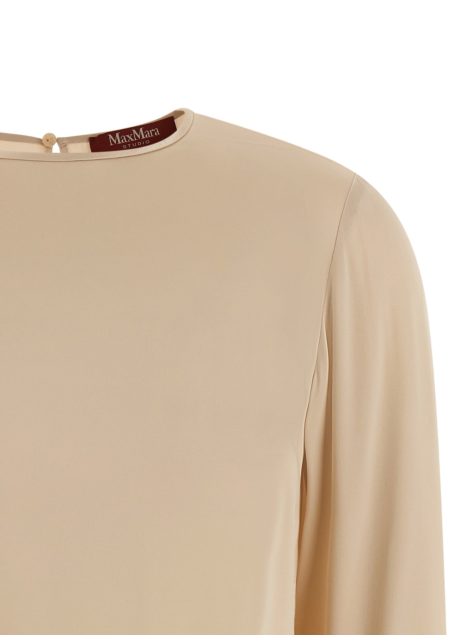Max Mara Beige Silk Blouse Max Mara