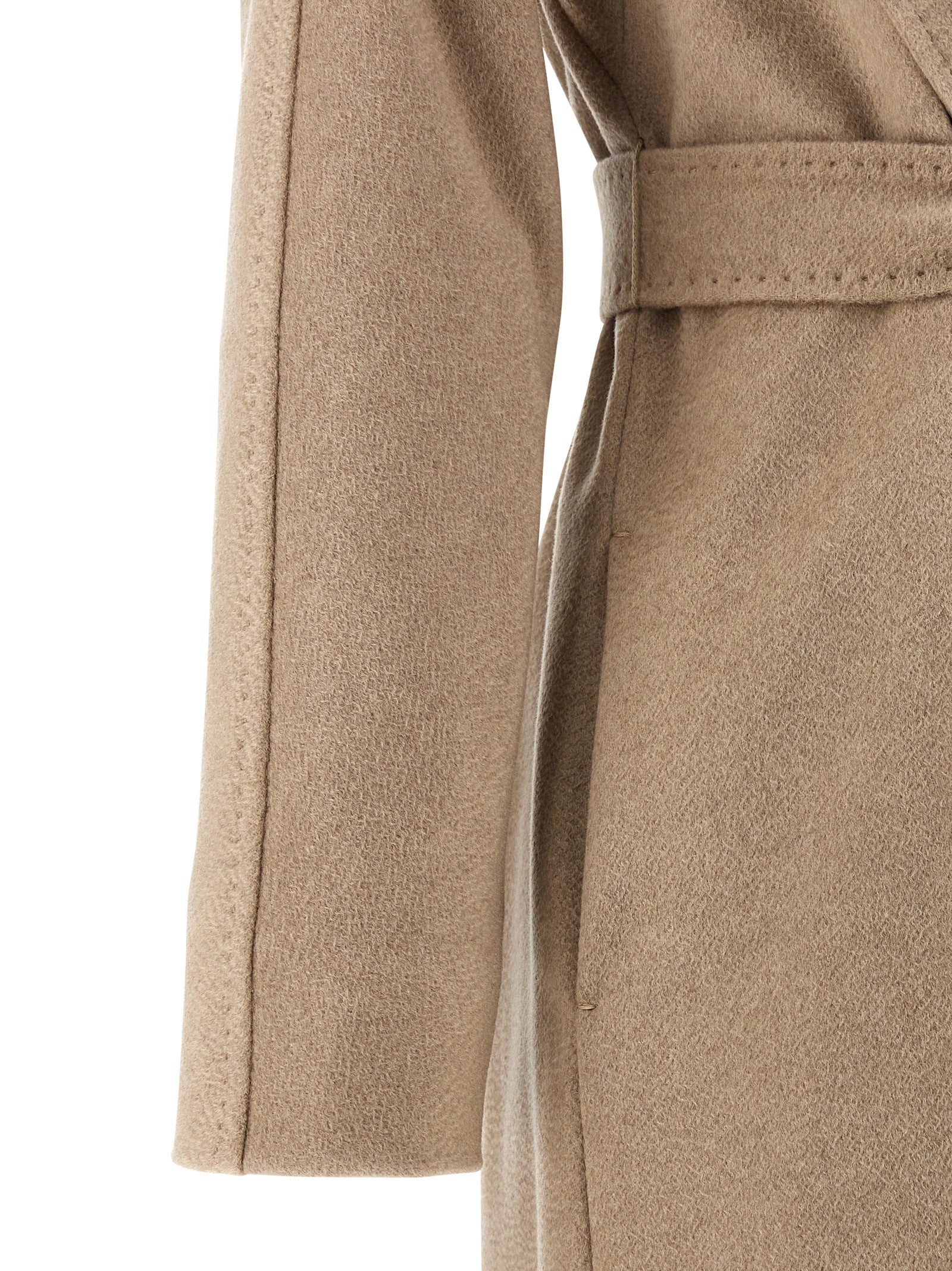 Max Mara Beige Cashmere Coat Max Mara