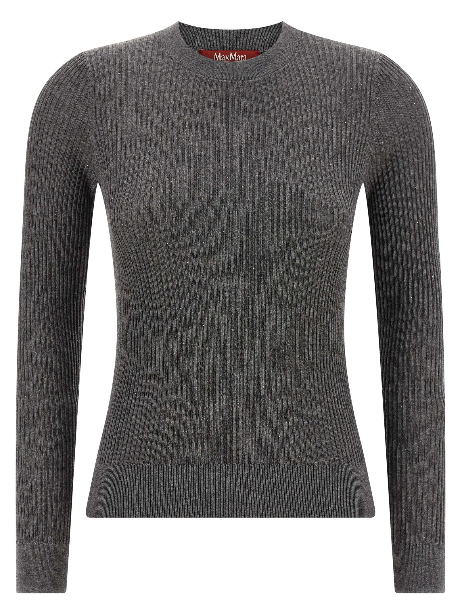Max Mara Gray Silk Cardigan Max Mara