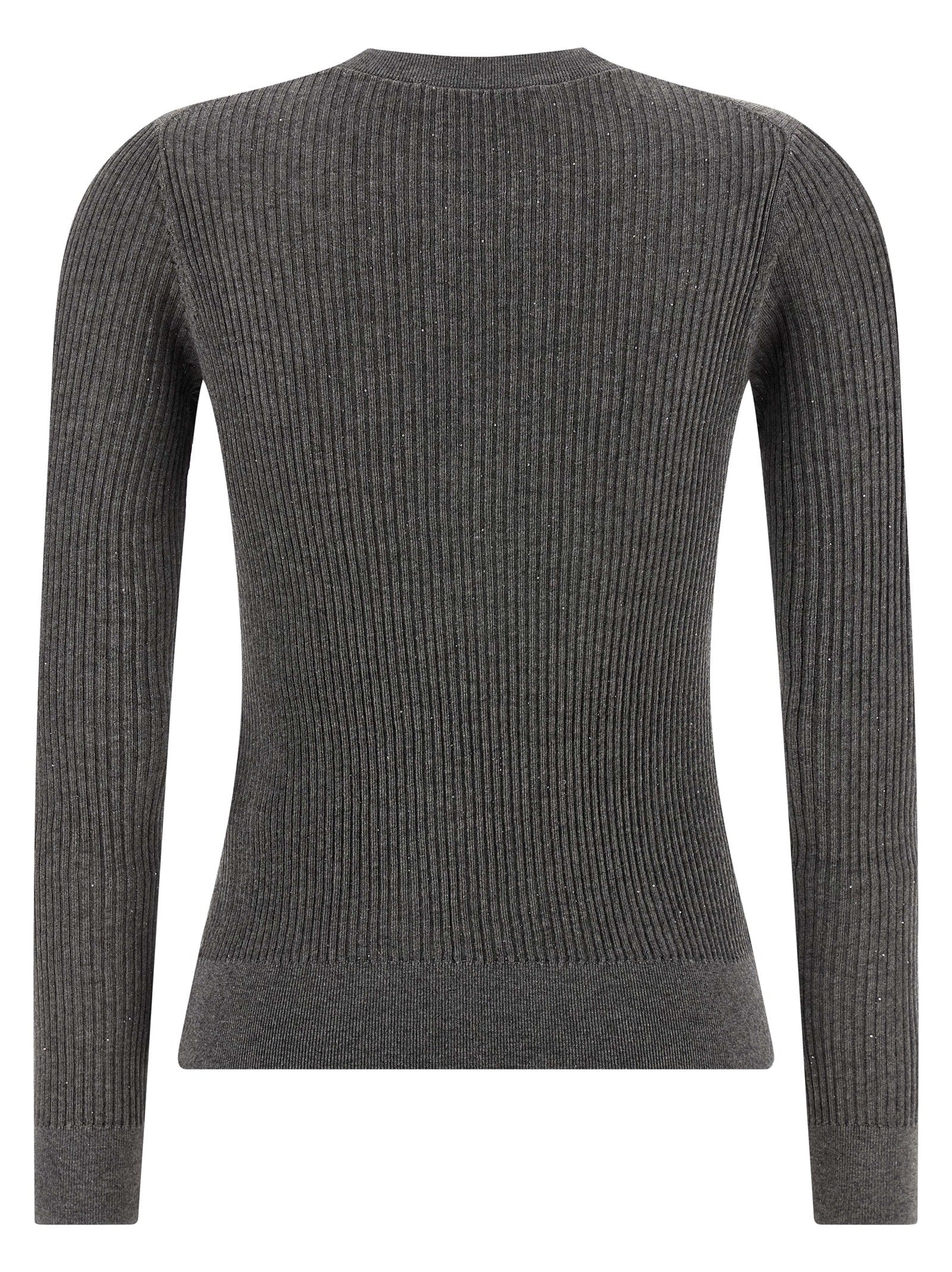 Max Mara Gray Silk Cardigan Max Mara