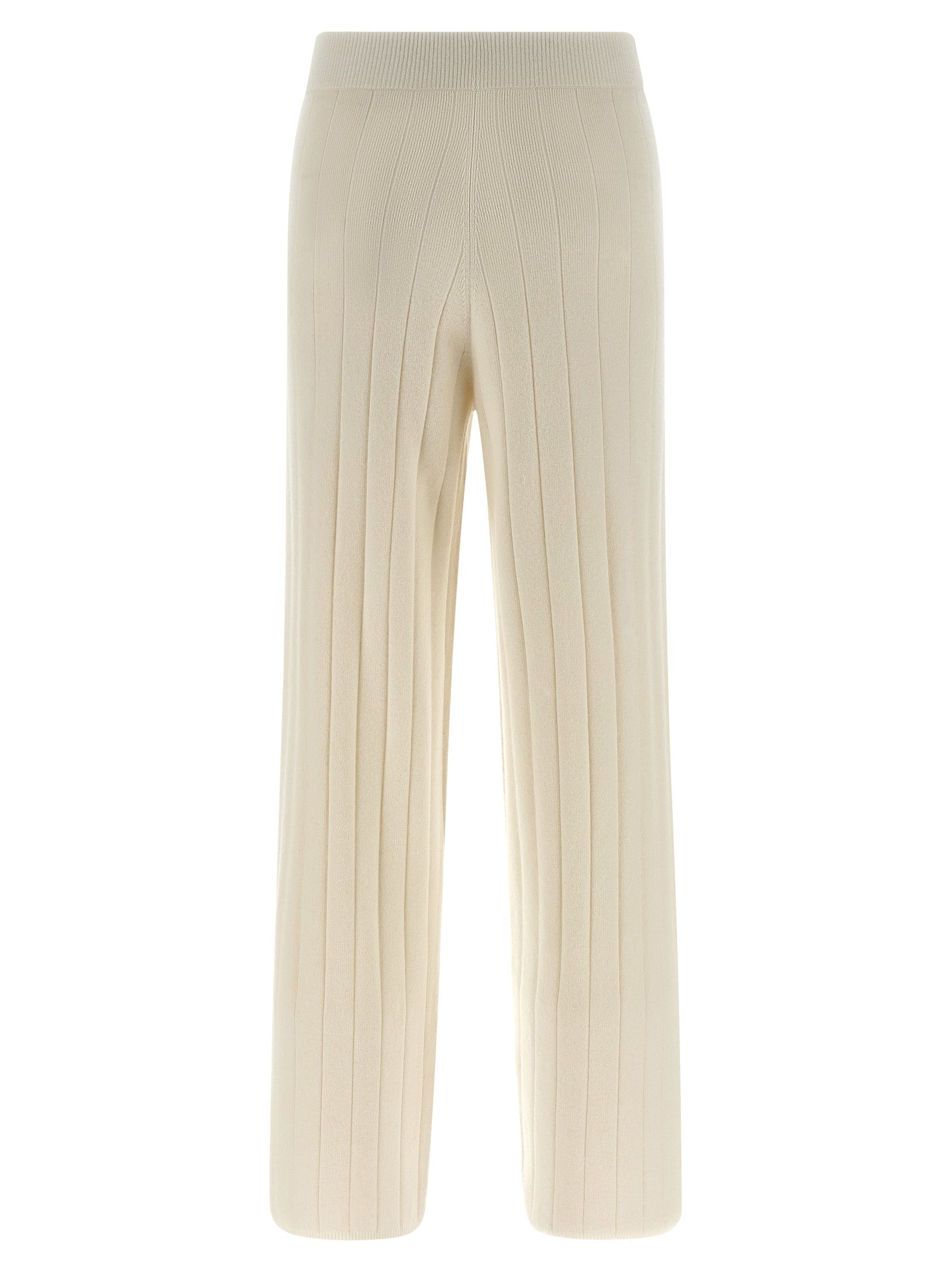 Max Mara White Cashmere Joggers (Workout Pants) Max Mara