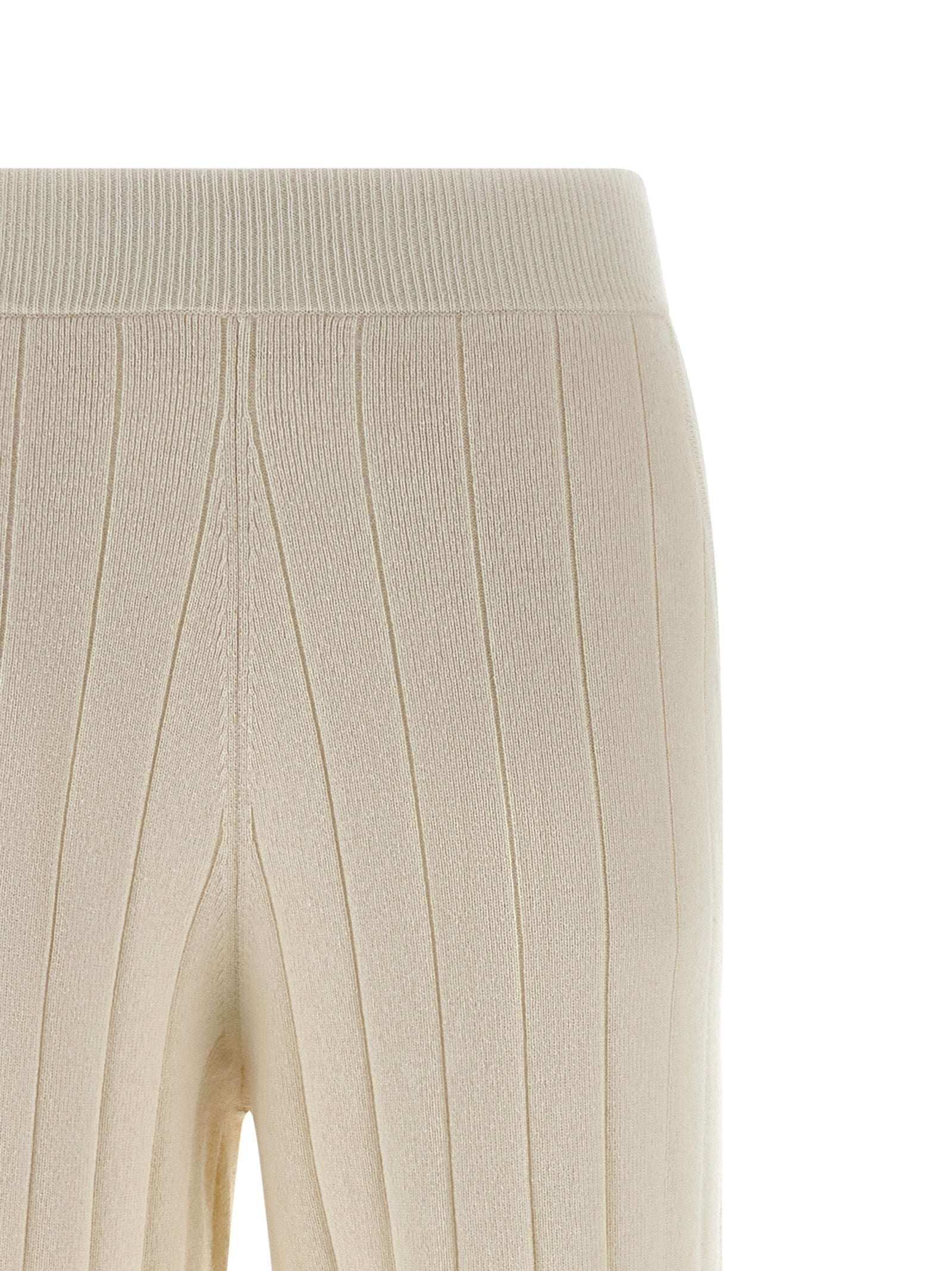 Max Mara White Cashmere Joggers (Workout Pants) Max Mara