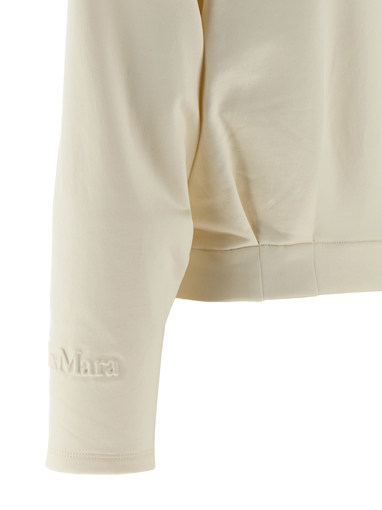 Max Mara White Silk Sweatshirt Max Mara