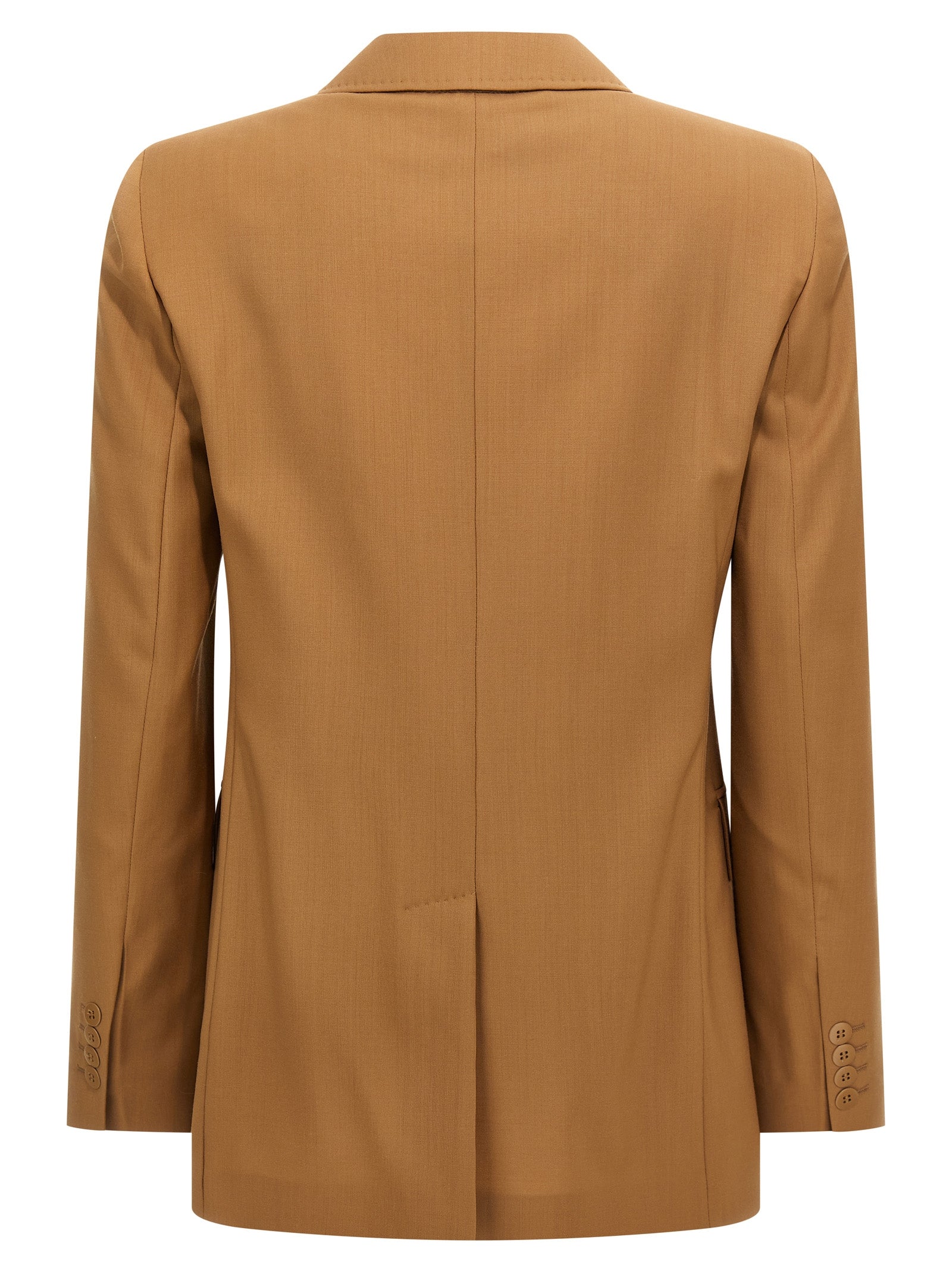 Max Mara Brown Virgin Wool Blazer Max Mara