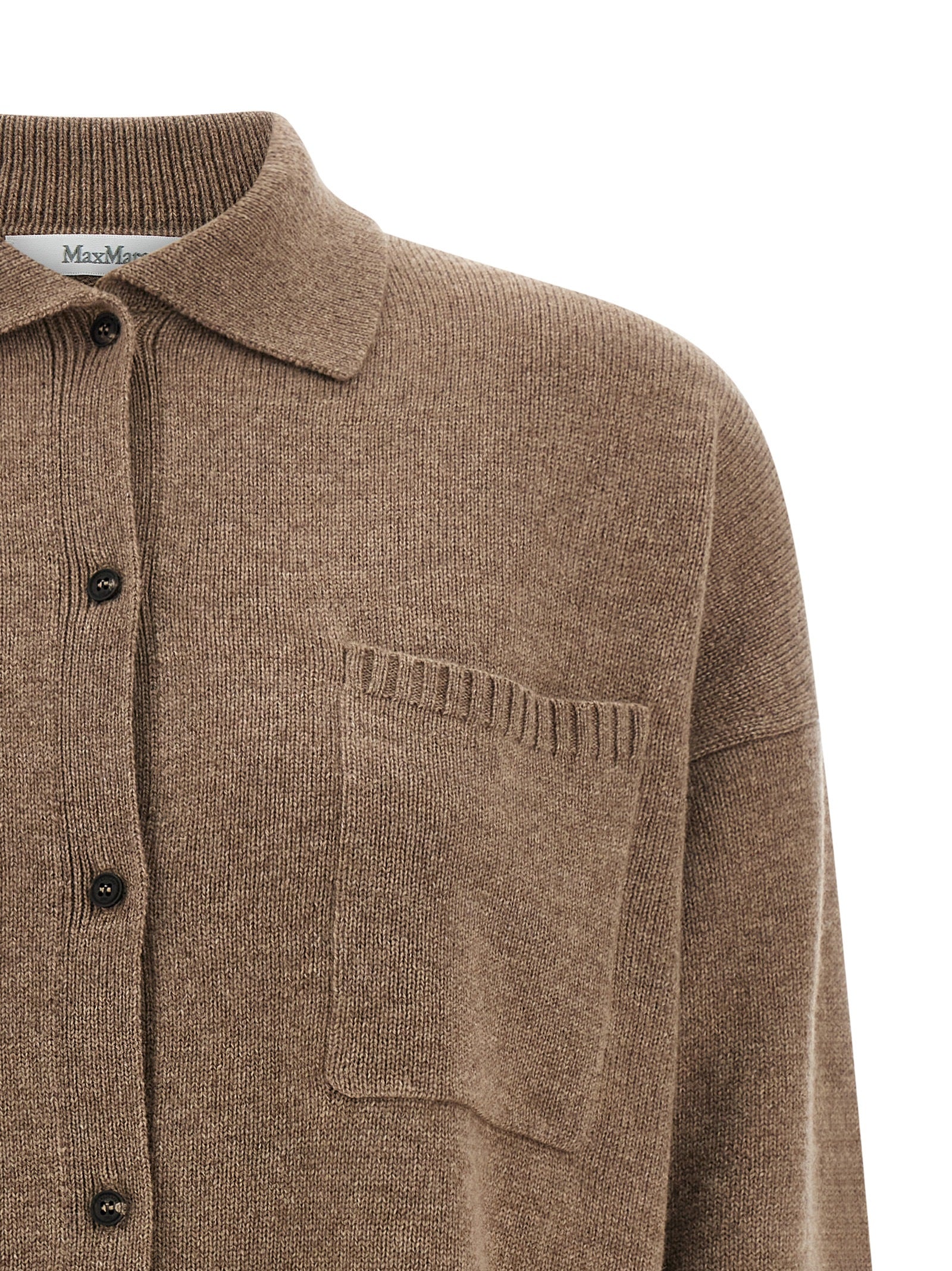 Max Mara Brown Cashmere Cardigan Max Mara