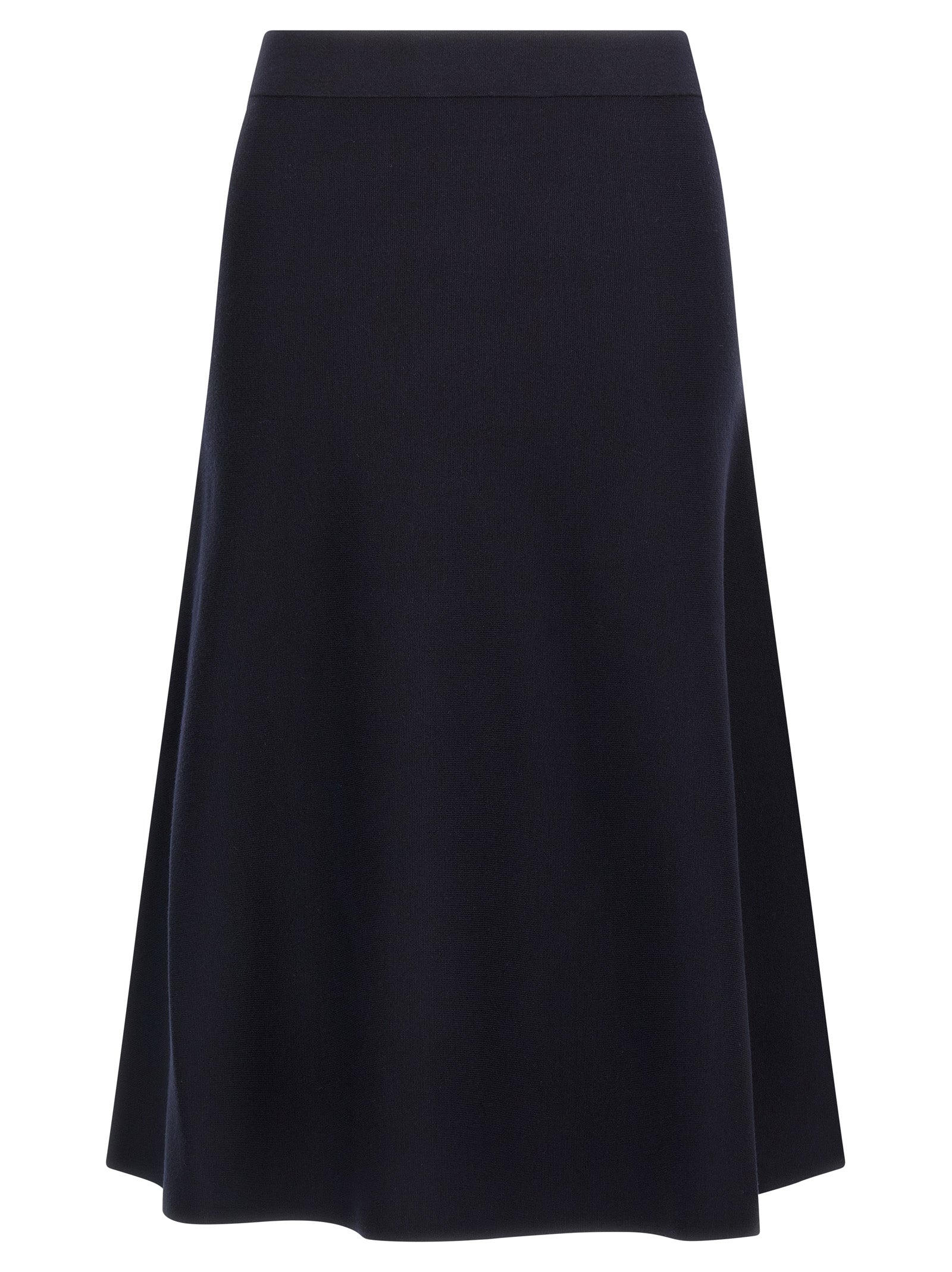 Max Mara Blue Viscose Midi Skirt Max Mara