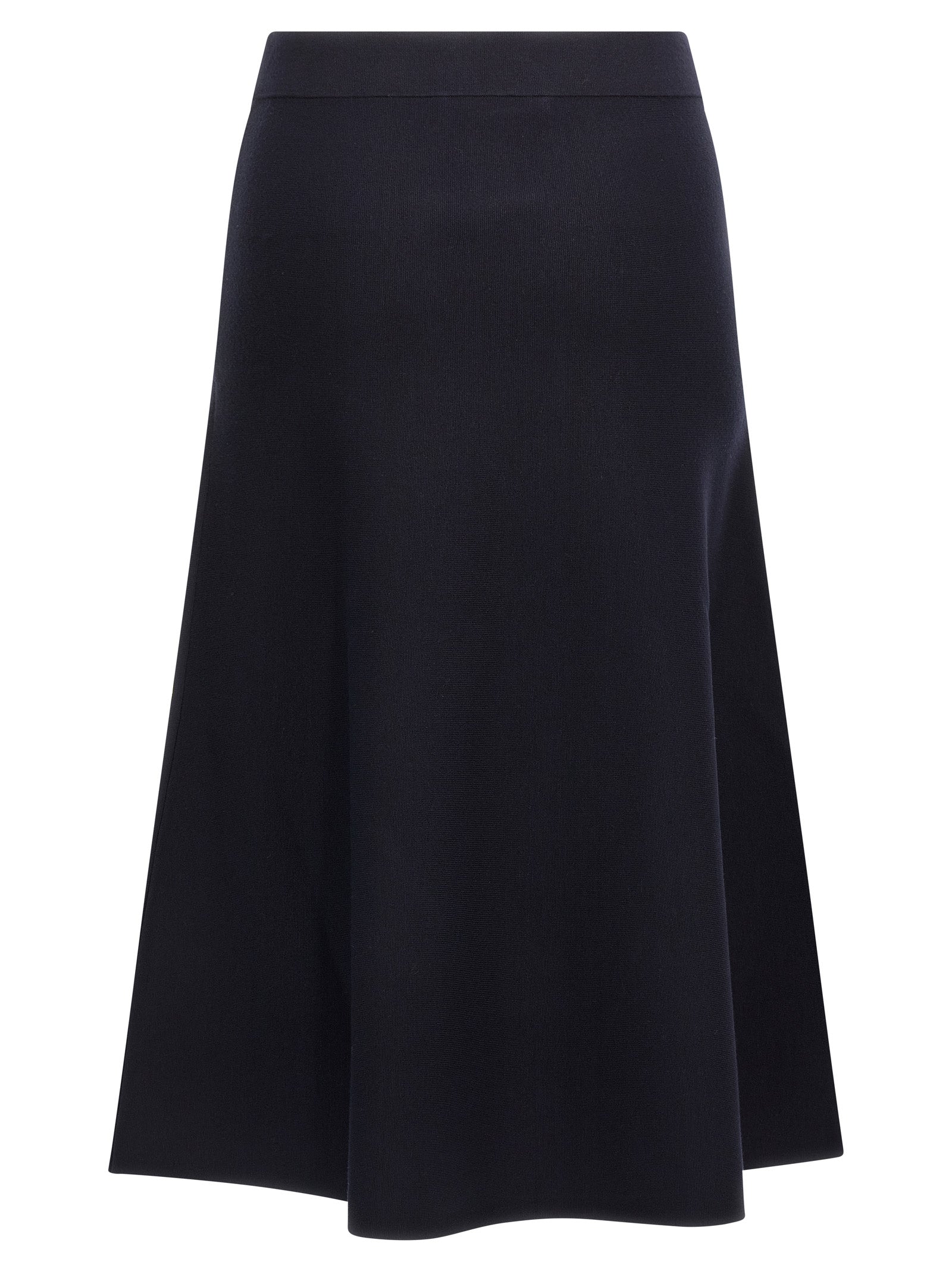 Max Mara Blue Viscose Midi Skirt Max Mara