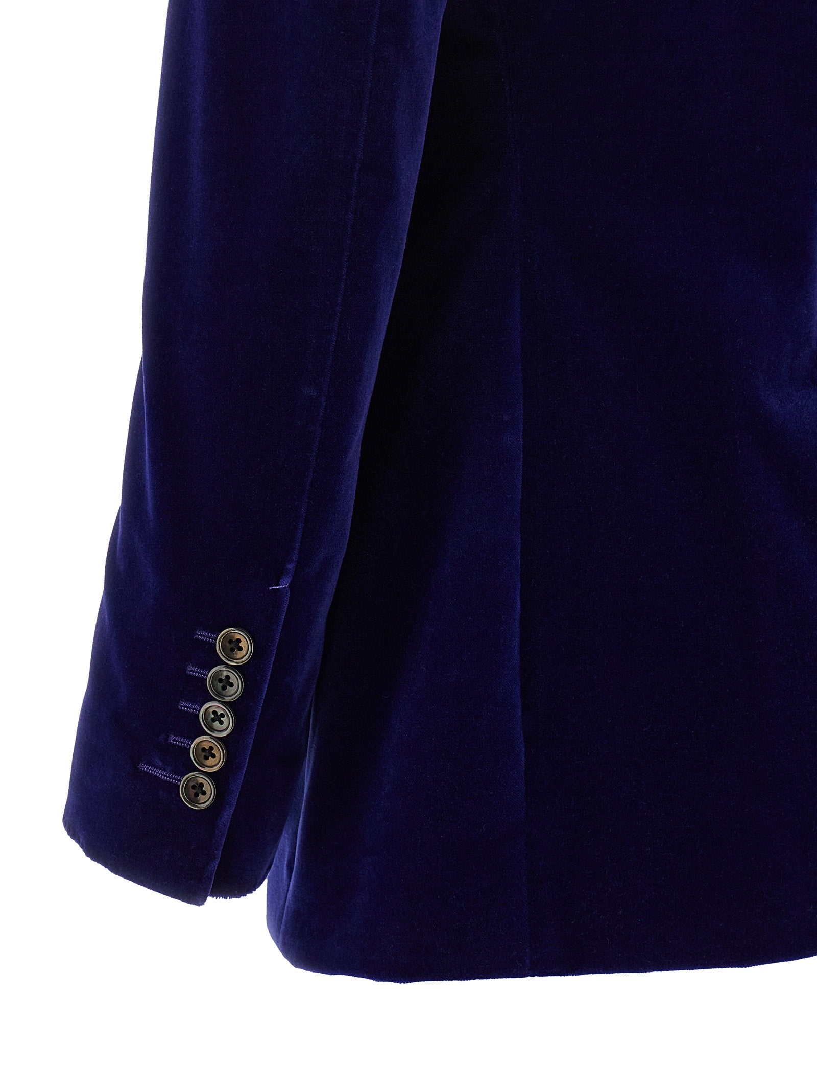 Tom Ford Blue Cotton Blazer Tom Ford