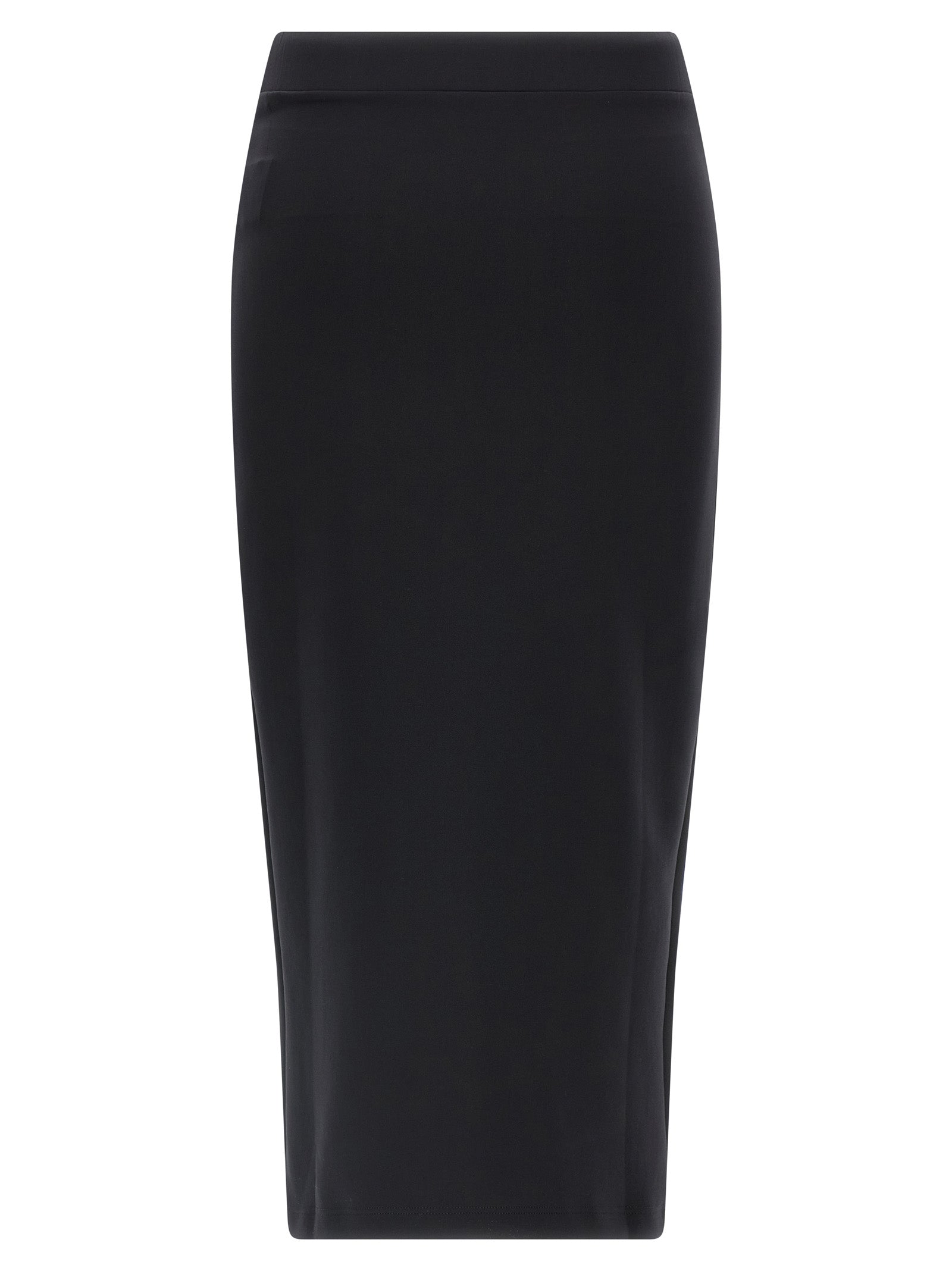 Off-White Black Polyamide Midi Skirt Off-White