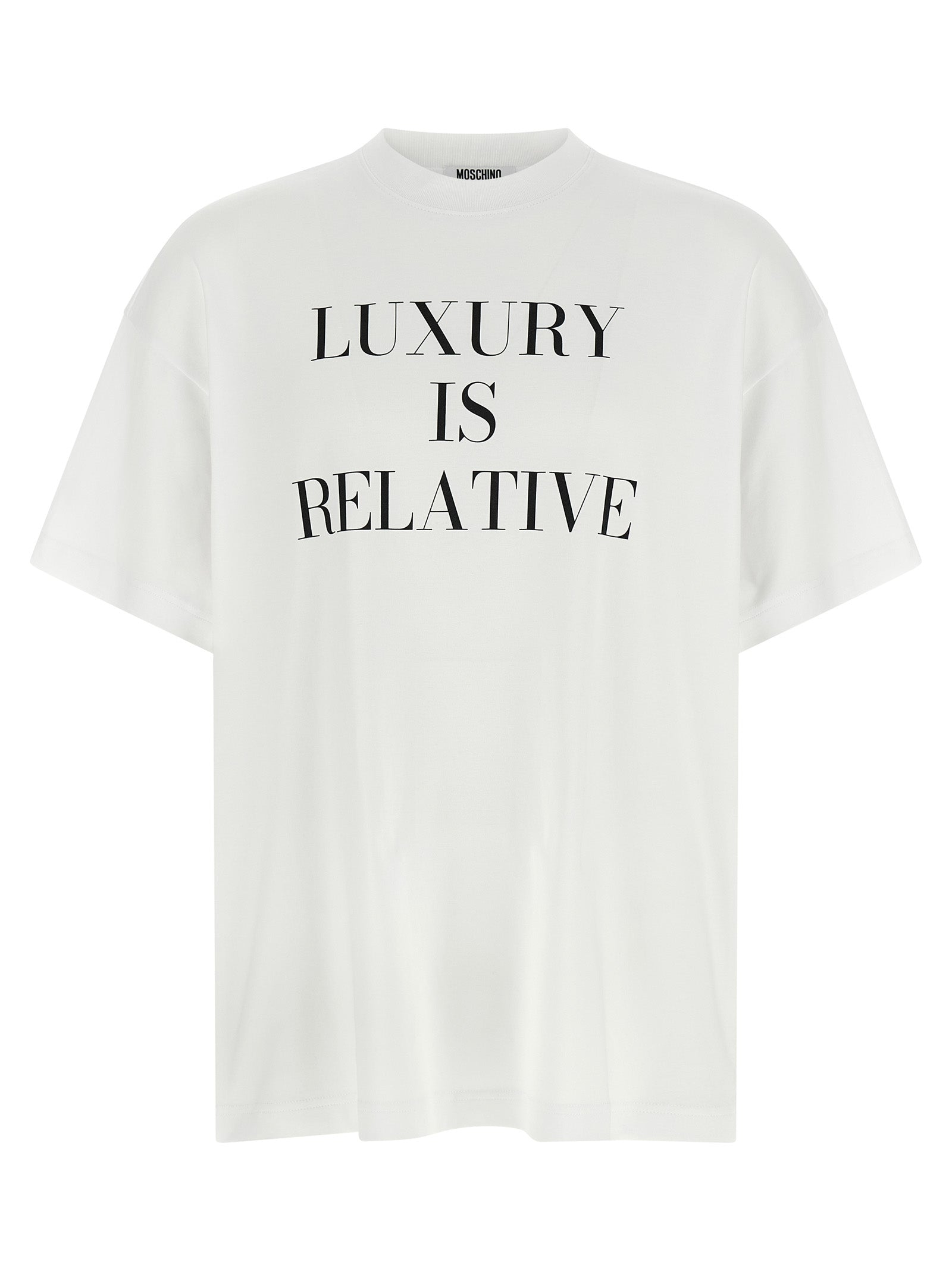Moschino White Cotton T-Shirt Moschino