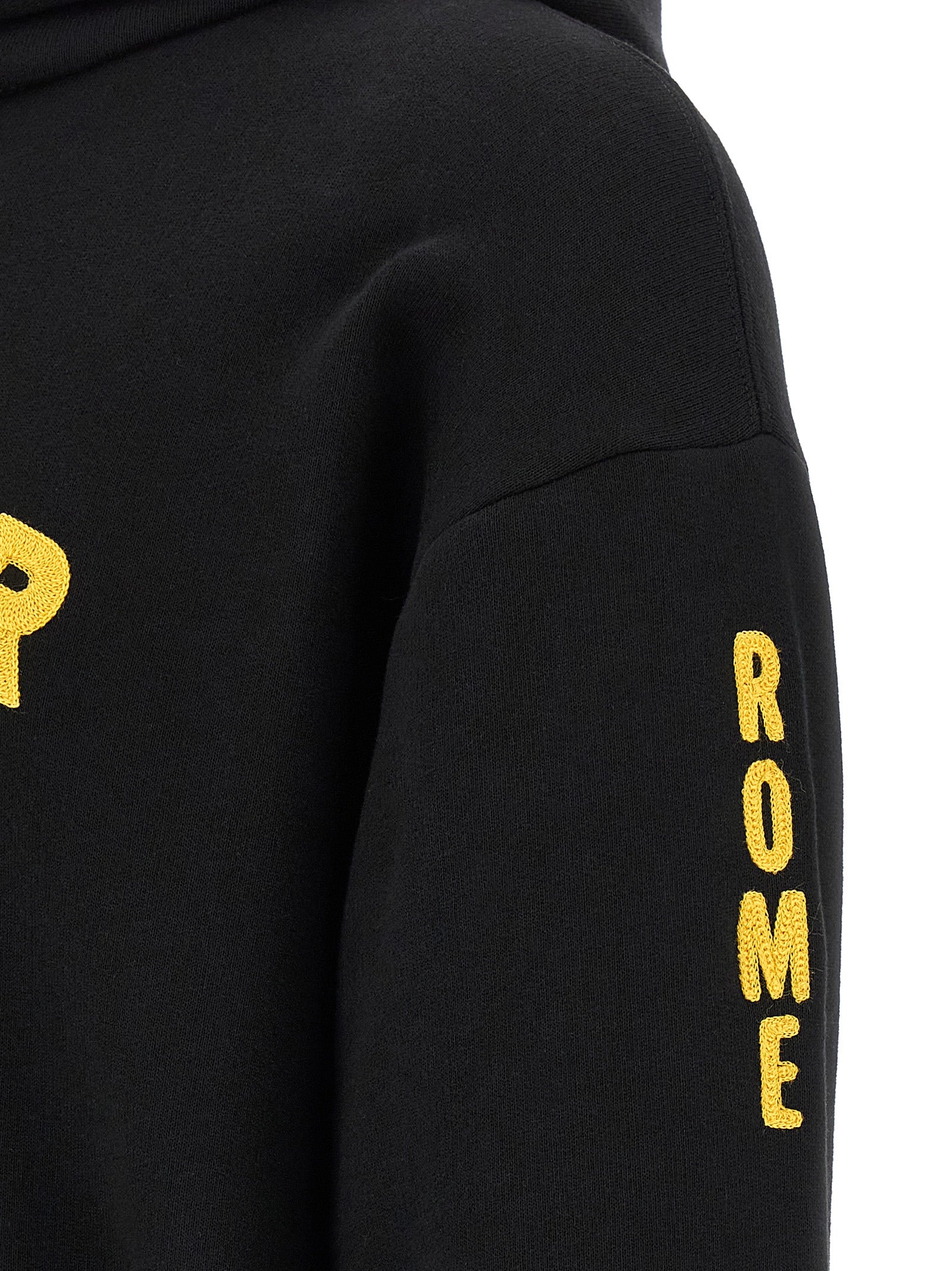 Valentino Garavani Black Cotton Sweatshirt Valentino Garavani