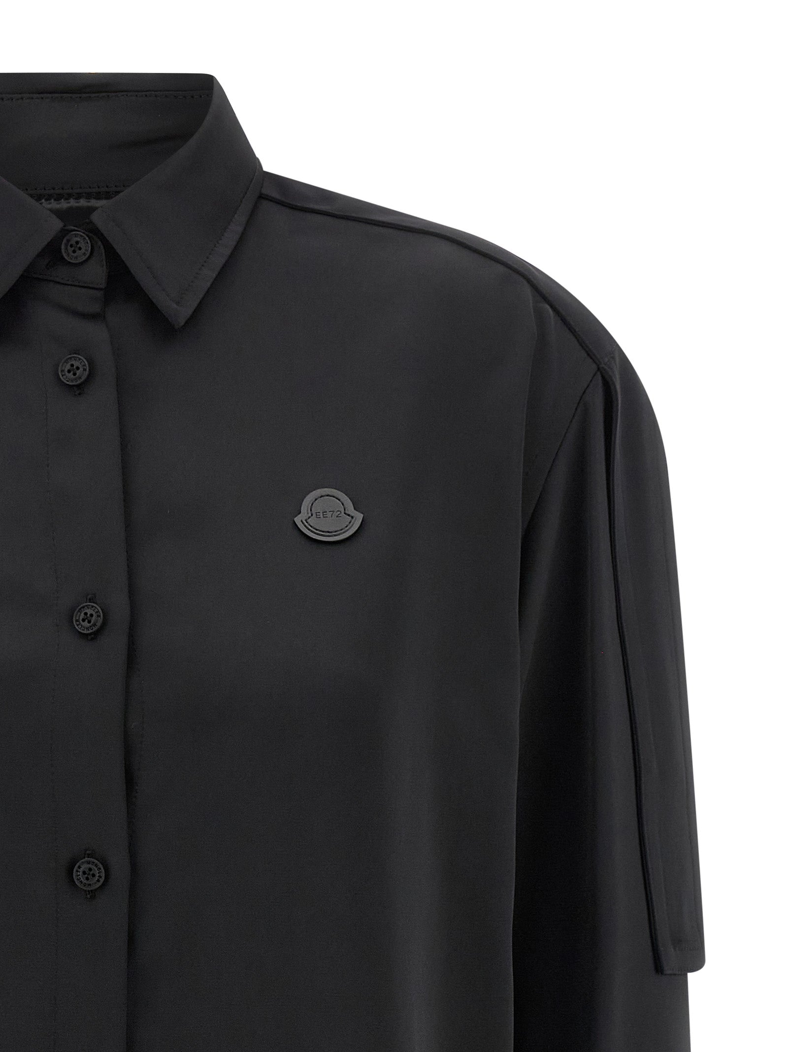 MONCLER GENIUS Black Polyester Blouse MONCLER GENIUS
