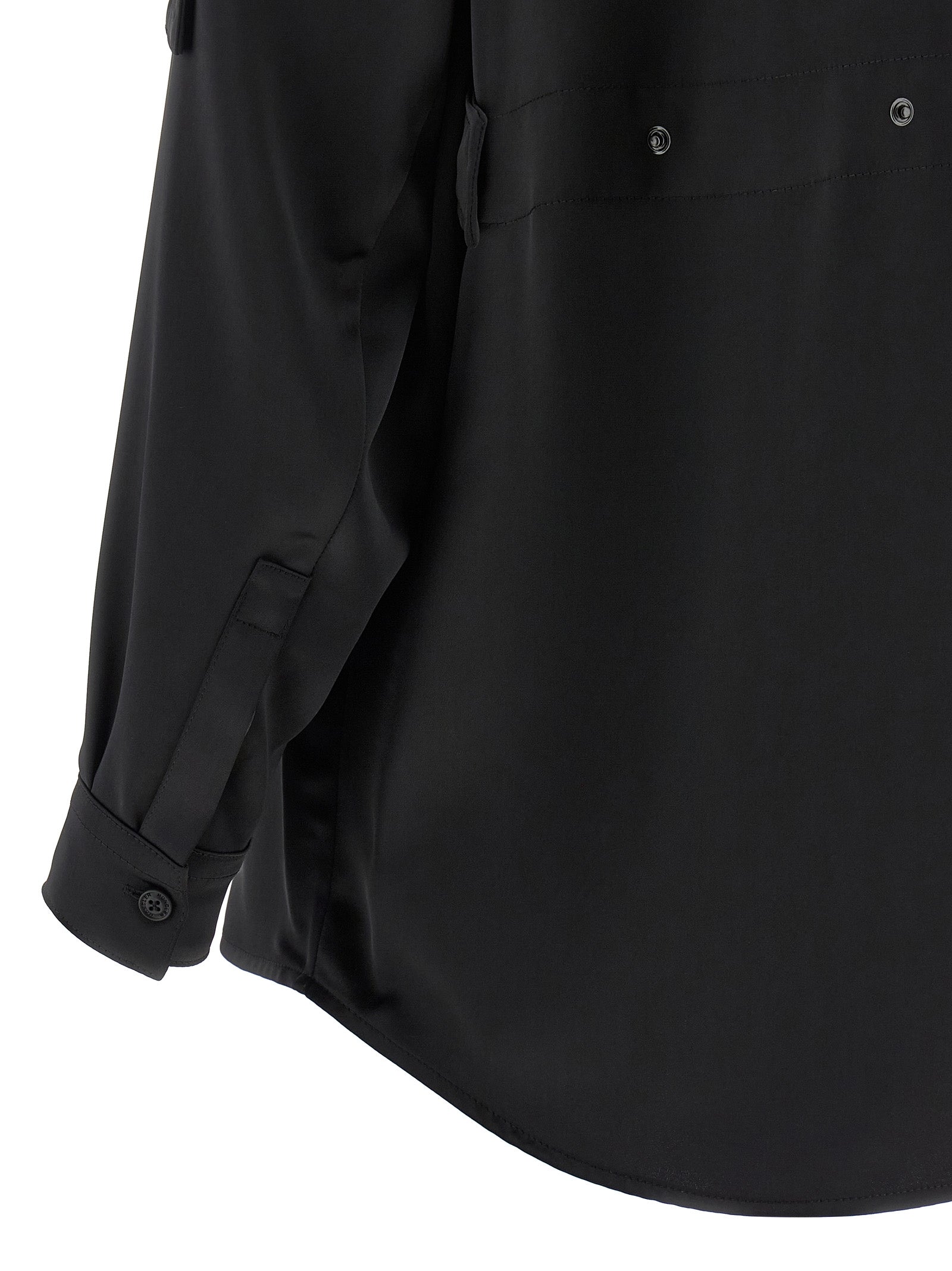 MONCLER GENIUS Black Polyester Blouse MONCLER GENIUS