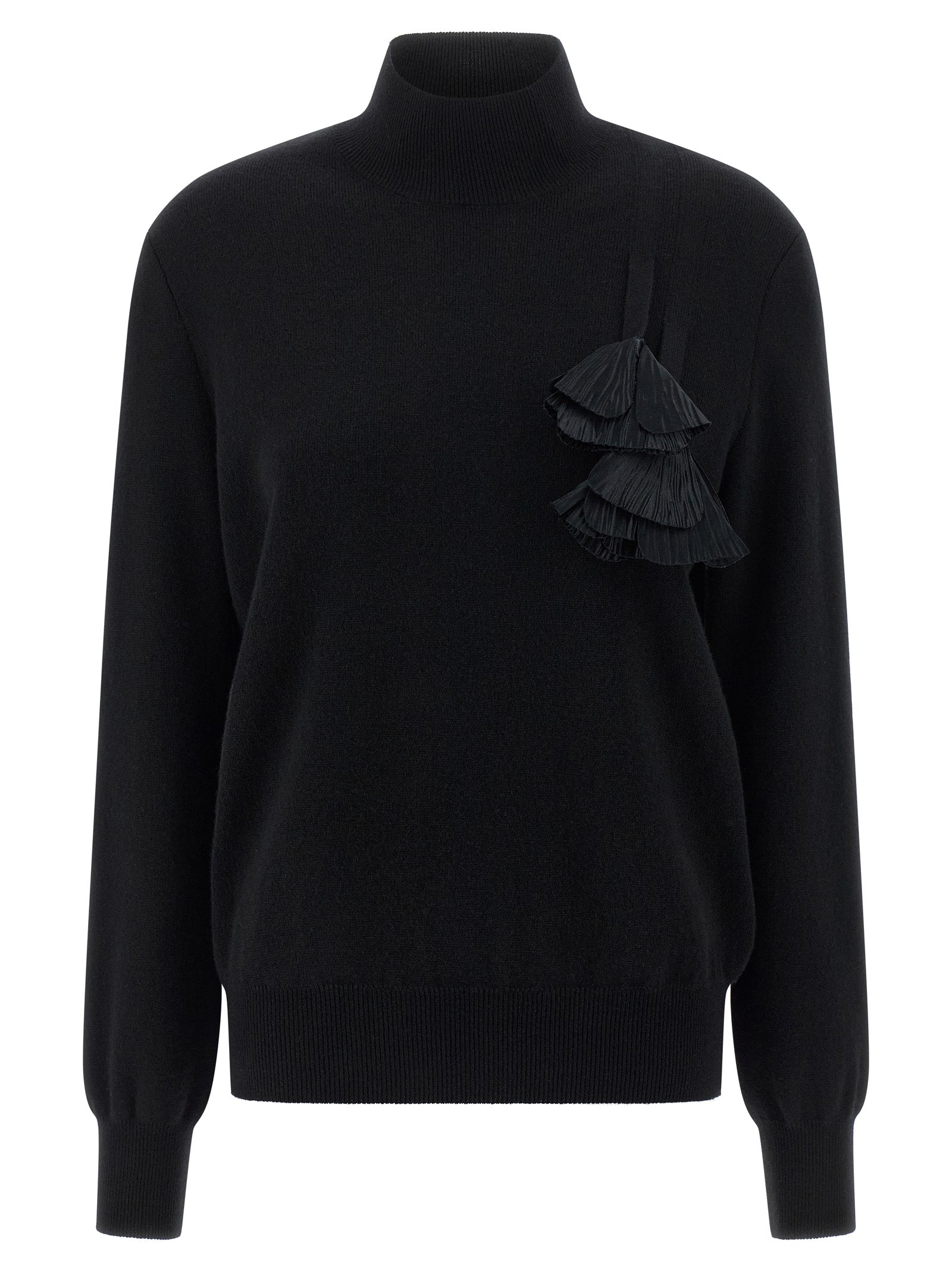 Ferragamo Black Virgin Wool Cardigan Ferragamo