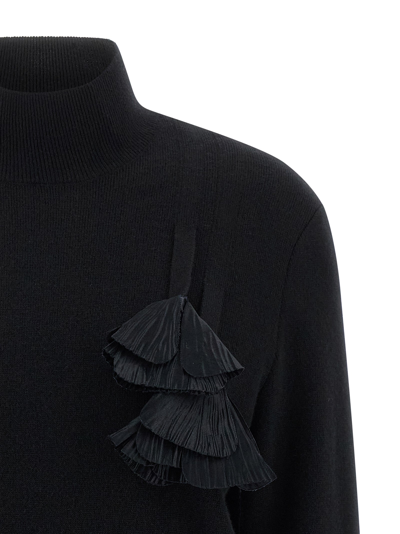 Ferragamo Black Virgin Wool Cardigan Ferragamo