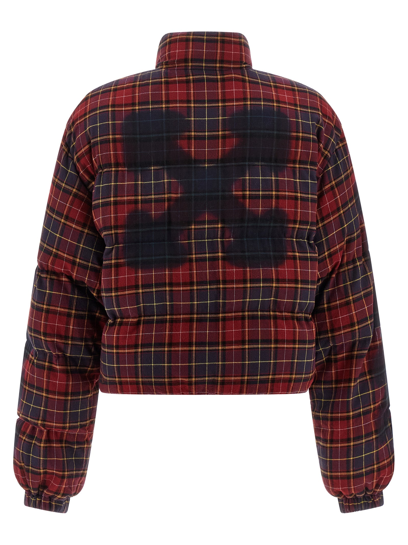 Off-White Bordeaux Cotton Full-Length Jacket Off-White