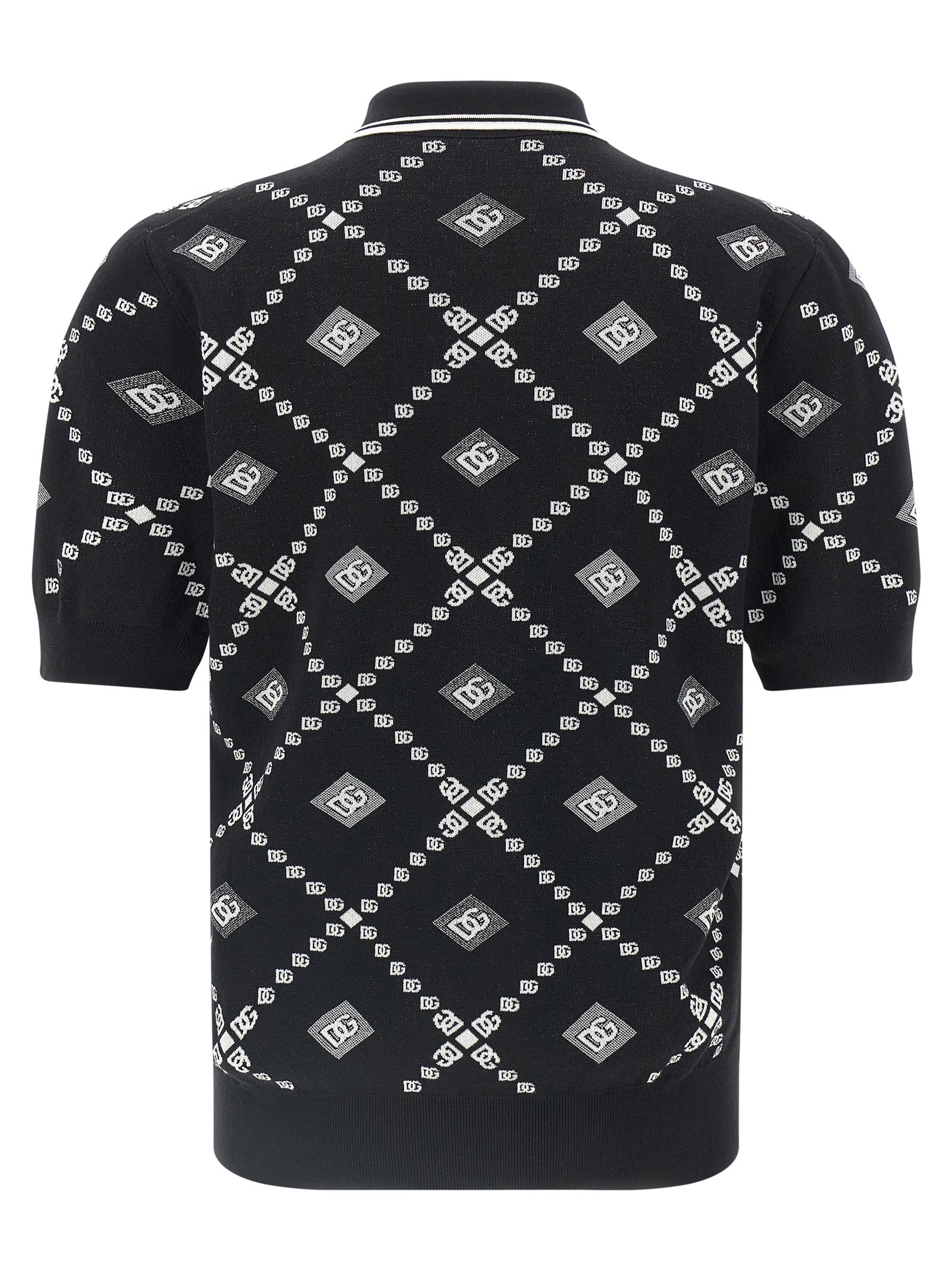 Dolce & Gabbana Bicolor Cashmere Polo Shirt Dolce & Gabbana