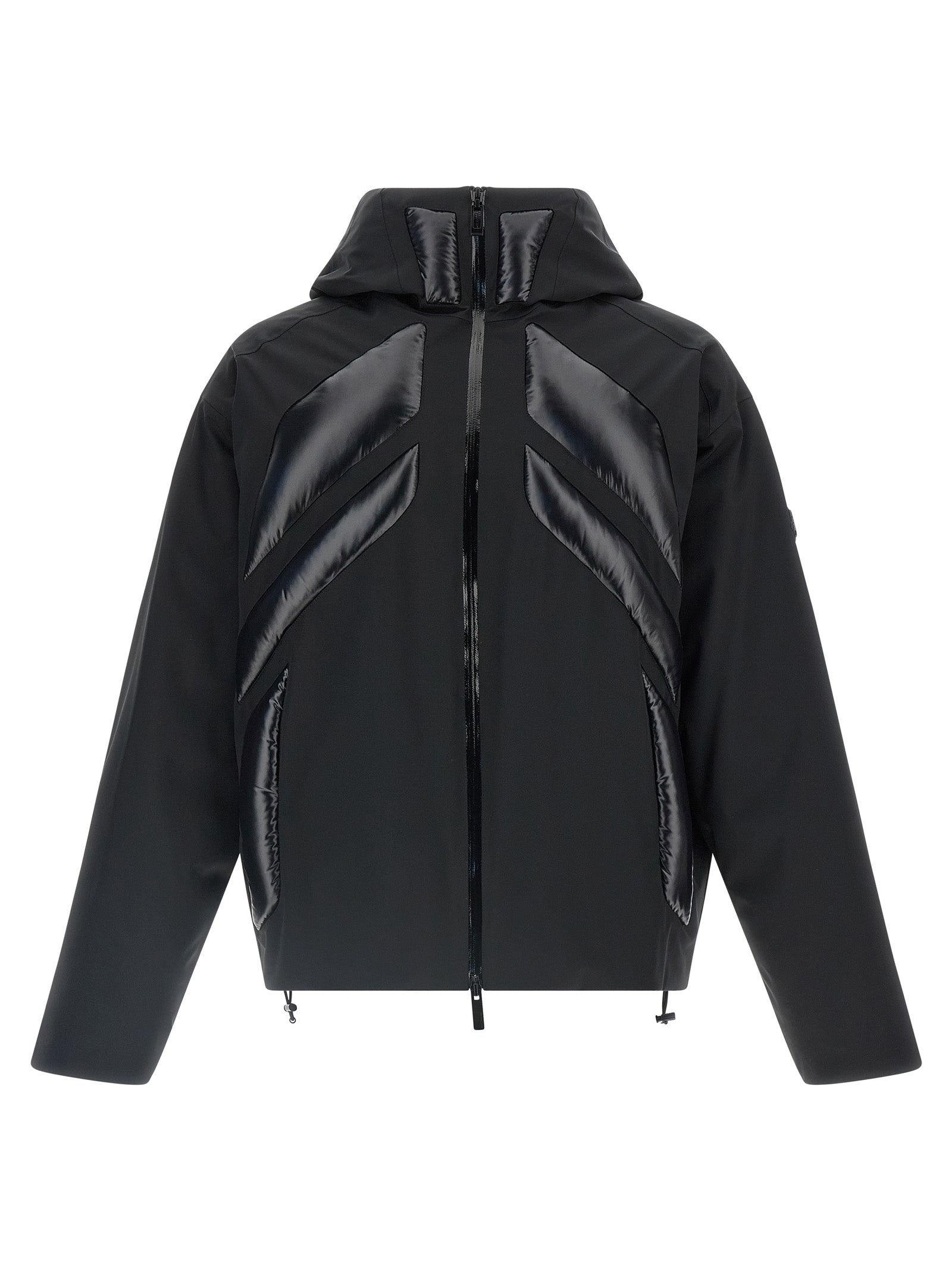 MONCLER GENIUS Black Polyamide Full-Length Jacket MONCLER GENIUS
