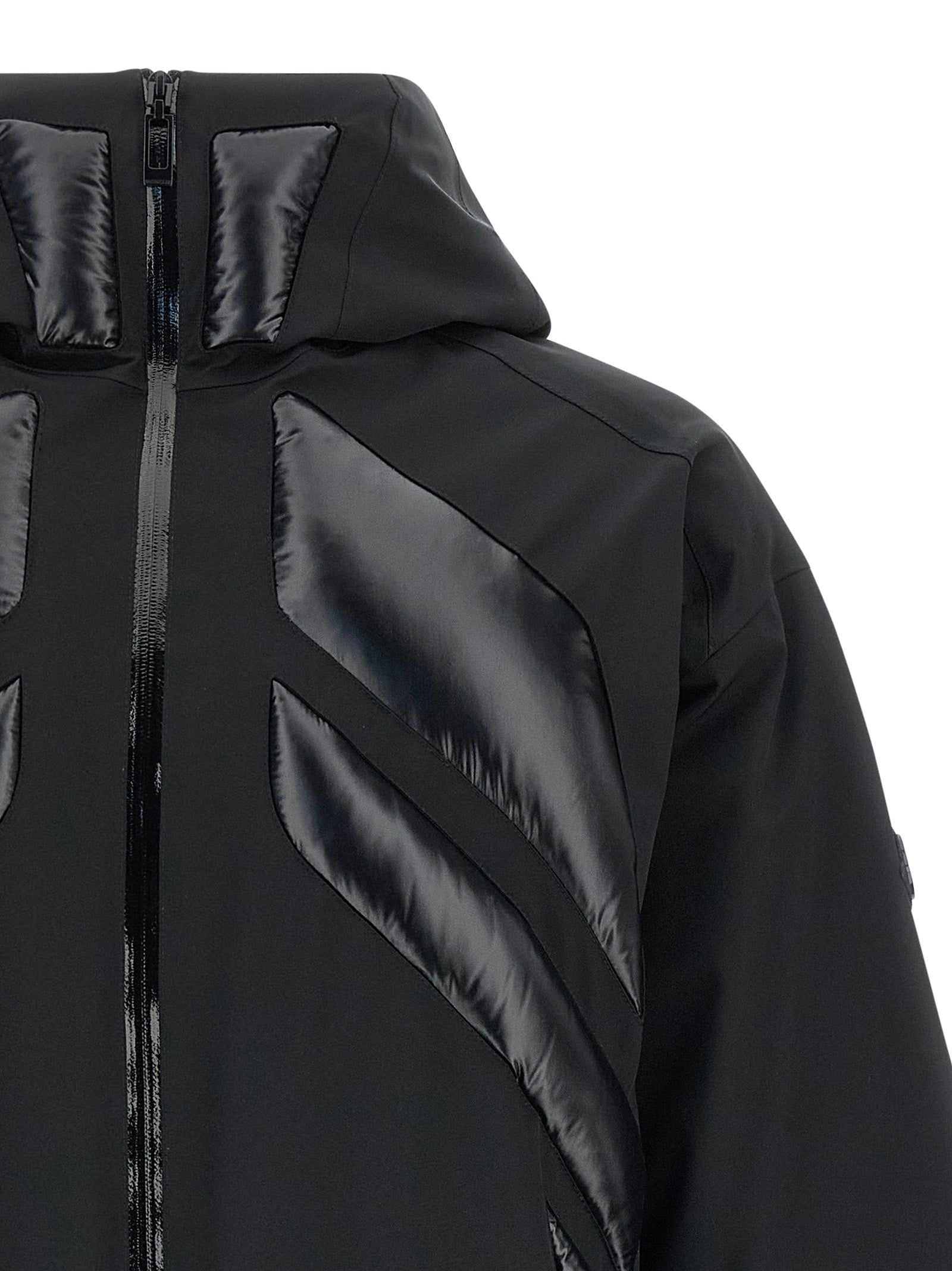 MONCLER GENIUS Black Polyamide Full-Length Jacket MONCLER GENIUS
