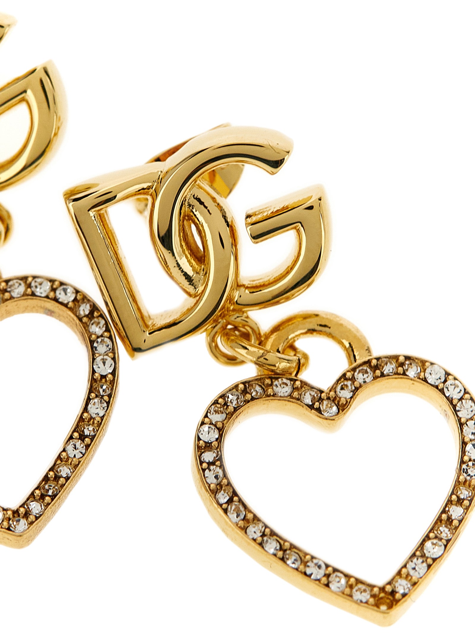 Dolce & Gabbana Gold Brass Earrings Dolce & Gabbana