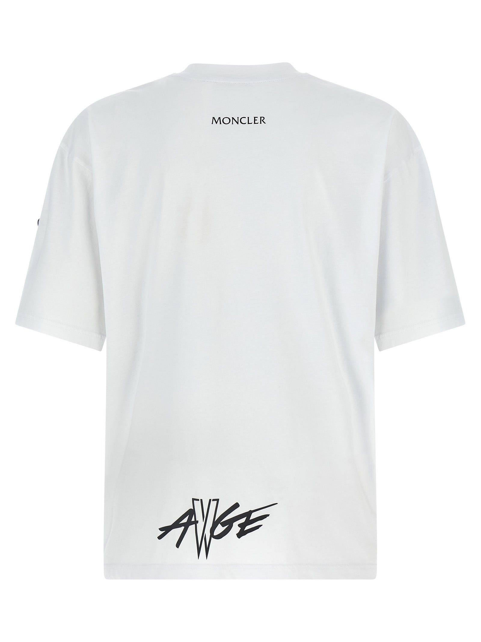 MONCLER GENIUS Black Cotton T-Shirt MONCLER GENIUS