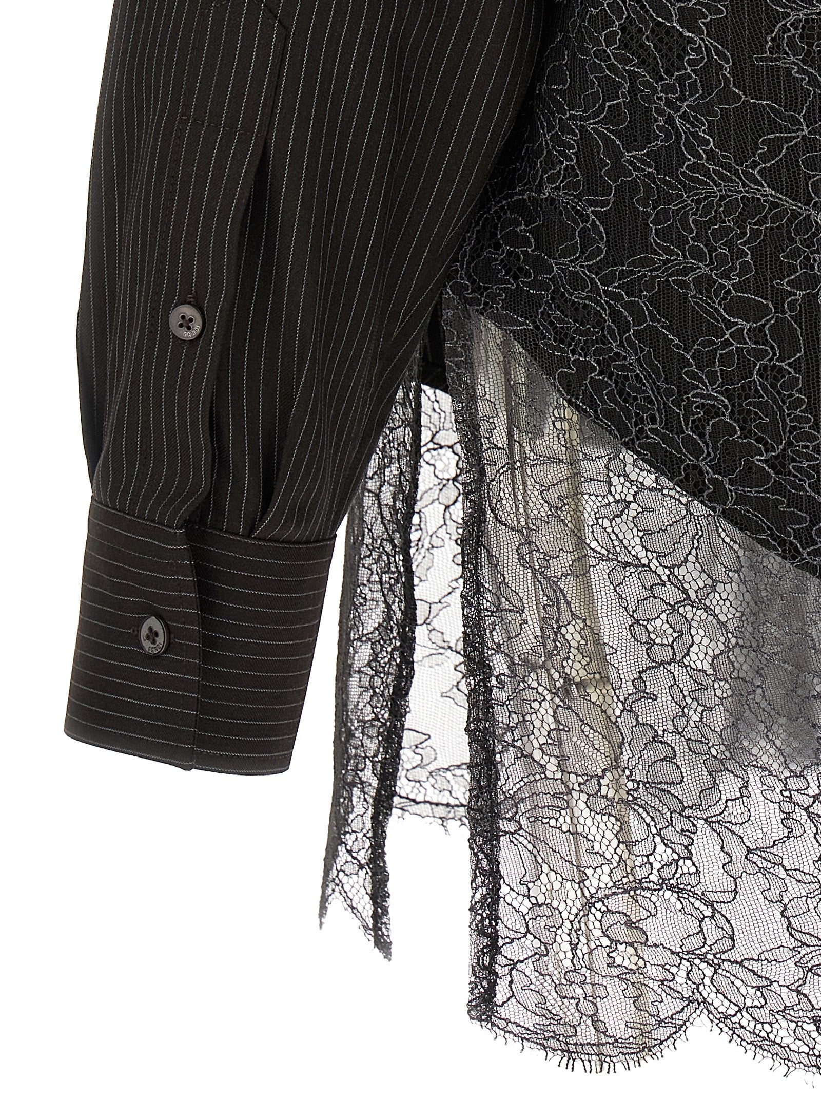 Fendi Brown Virgin Wool Blouse Fendi