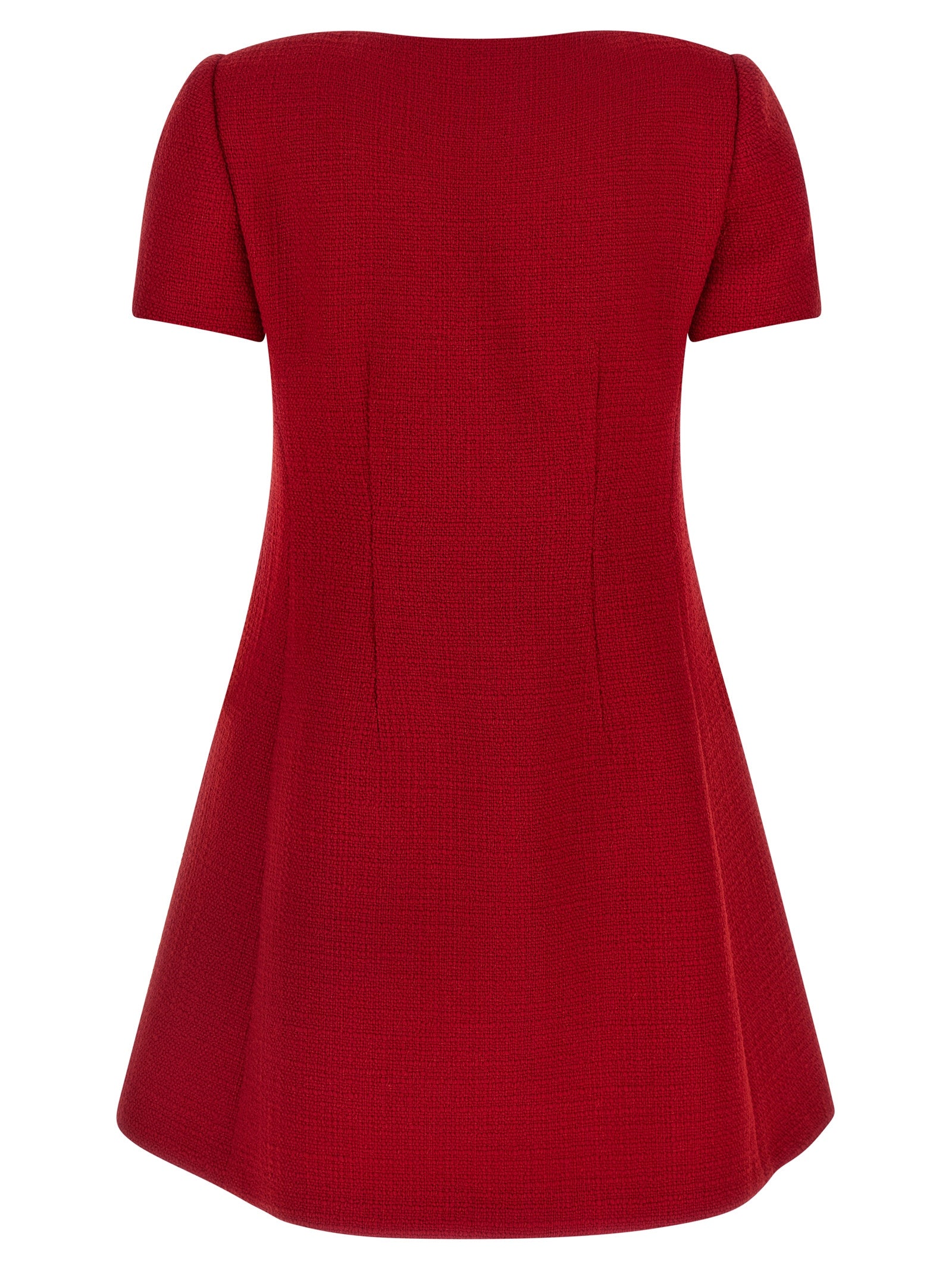 Valentino Garavani Multicolor Virgin Wool Short Dress Valentino Garavani