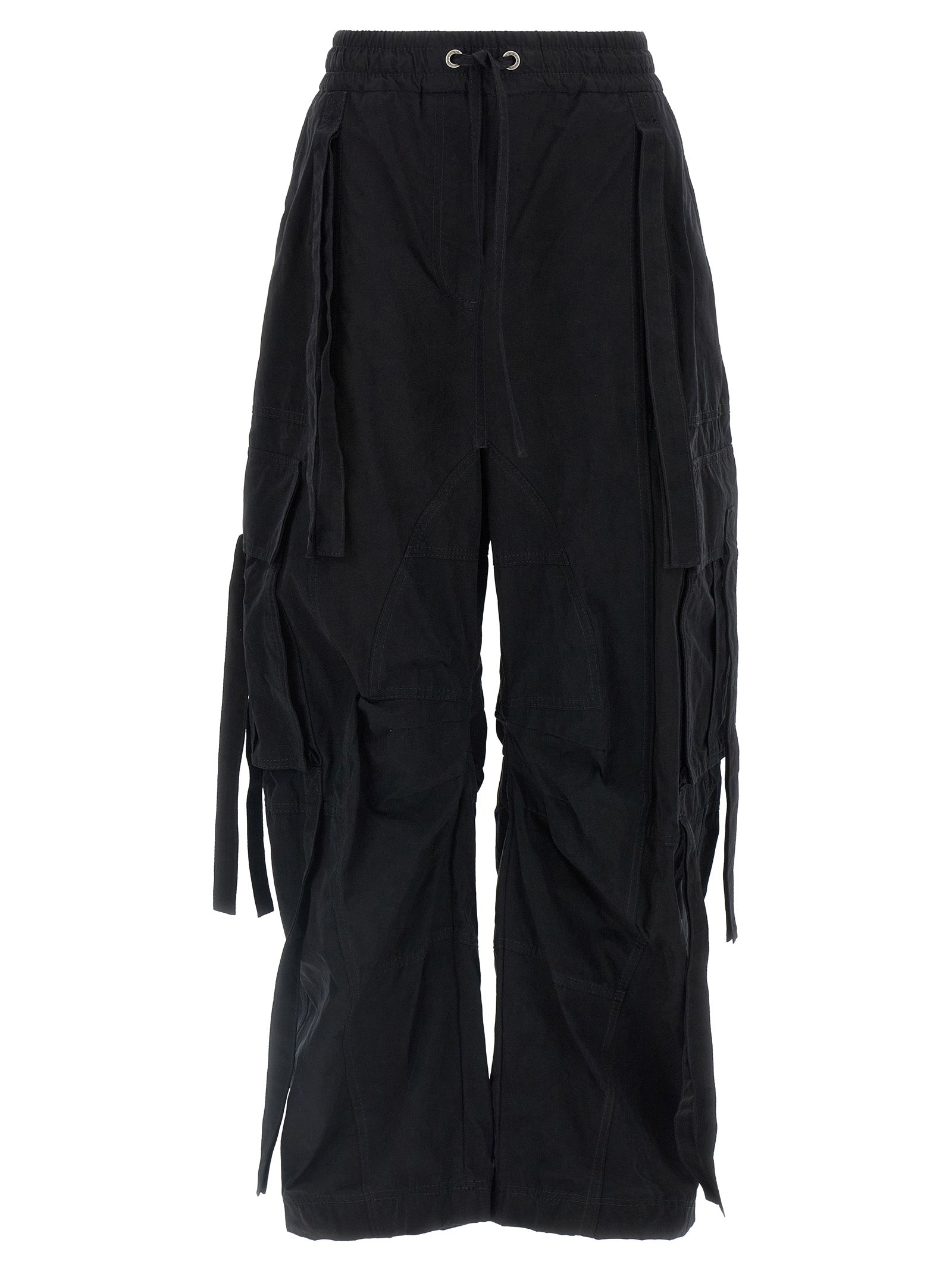 Dolce & Gabbana Black Cotton Cargo Pants Dolce & Gabbana