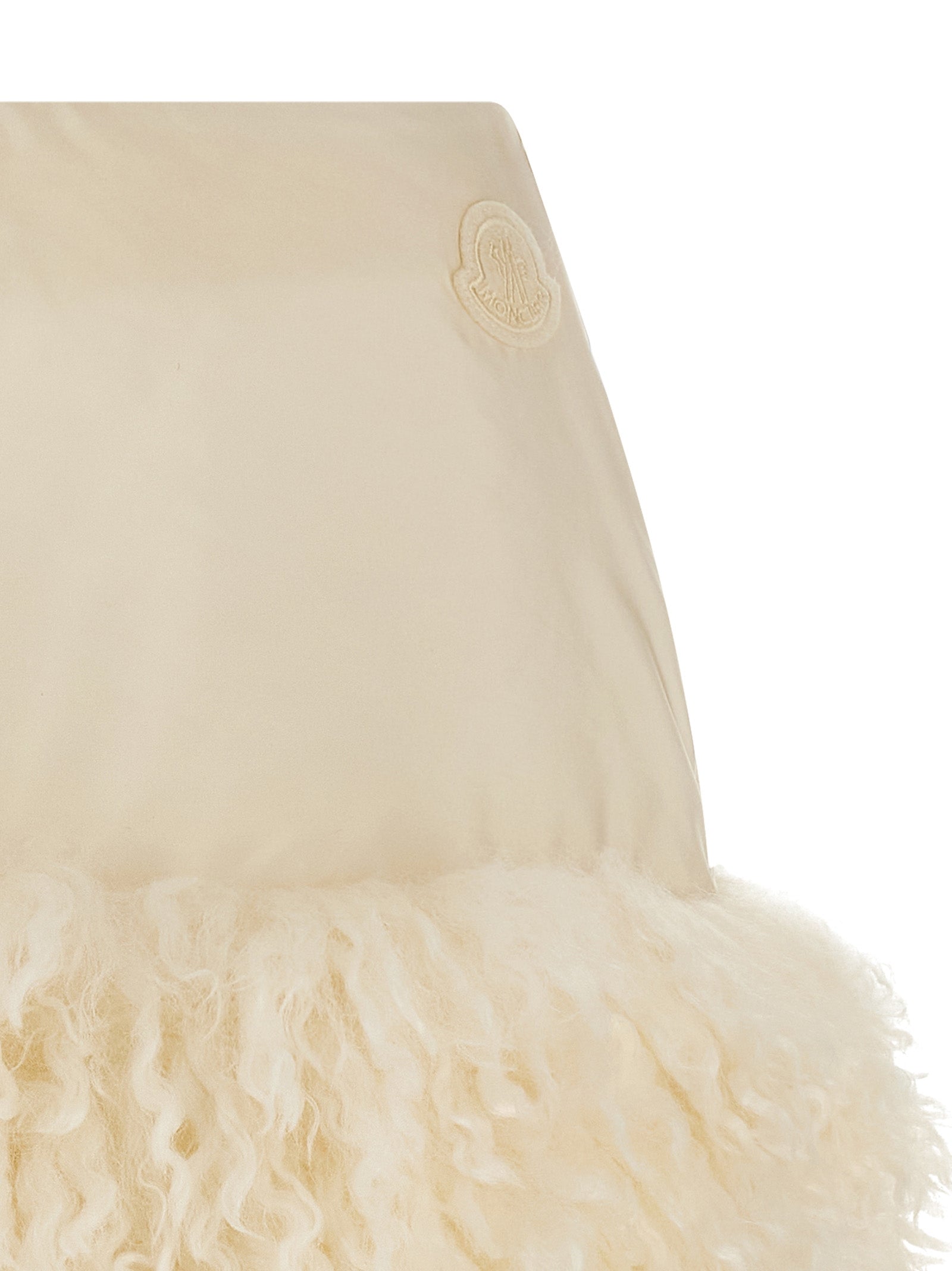 Moncler White Polyamide Long Skirt Moncler