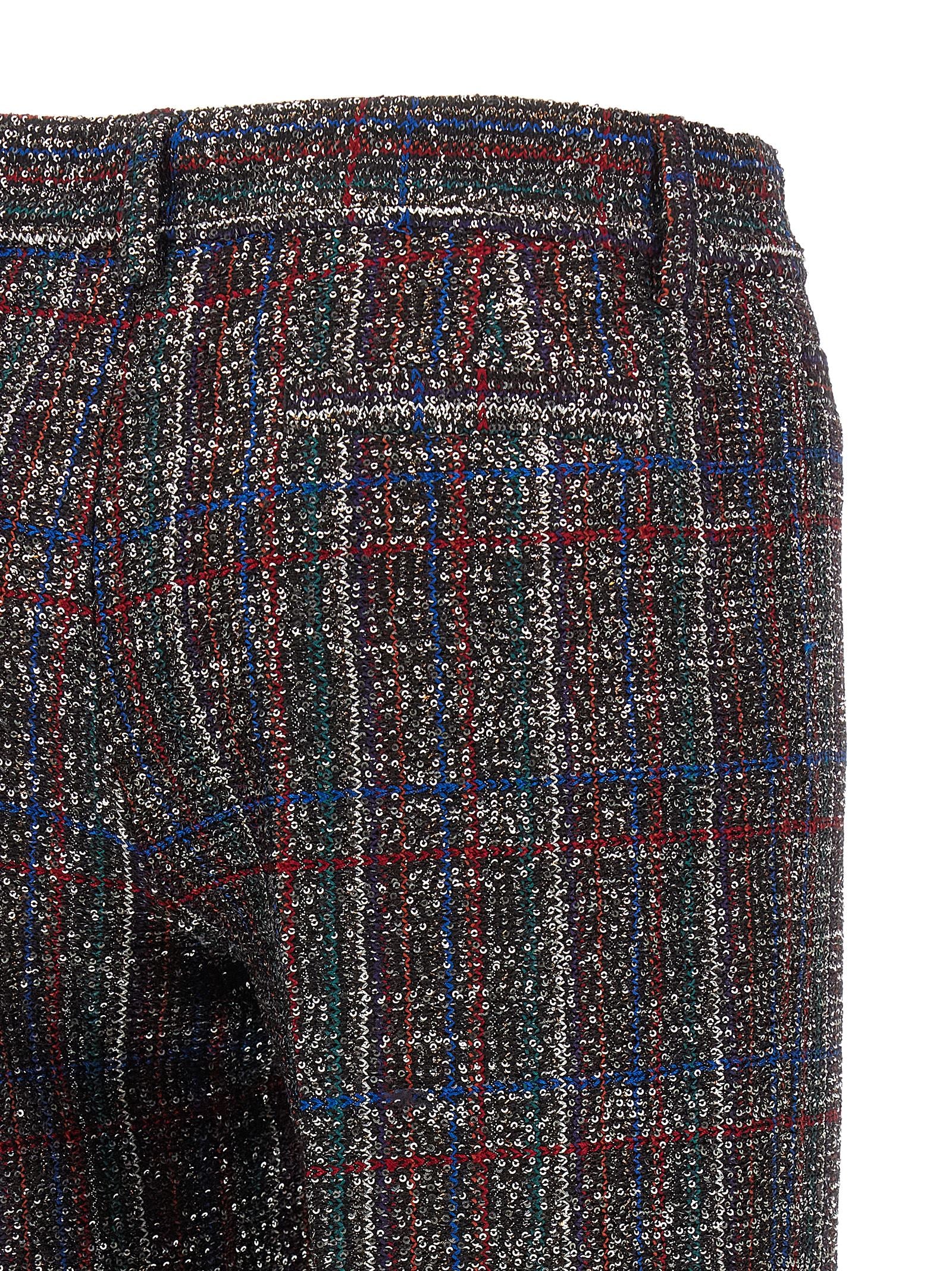 Missoni Multicolor Viscose Flared Pants Missoni