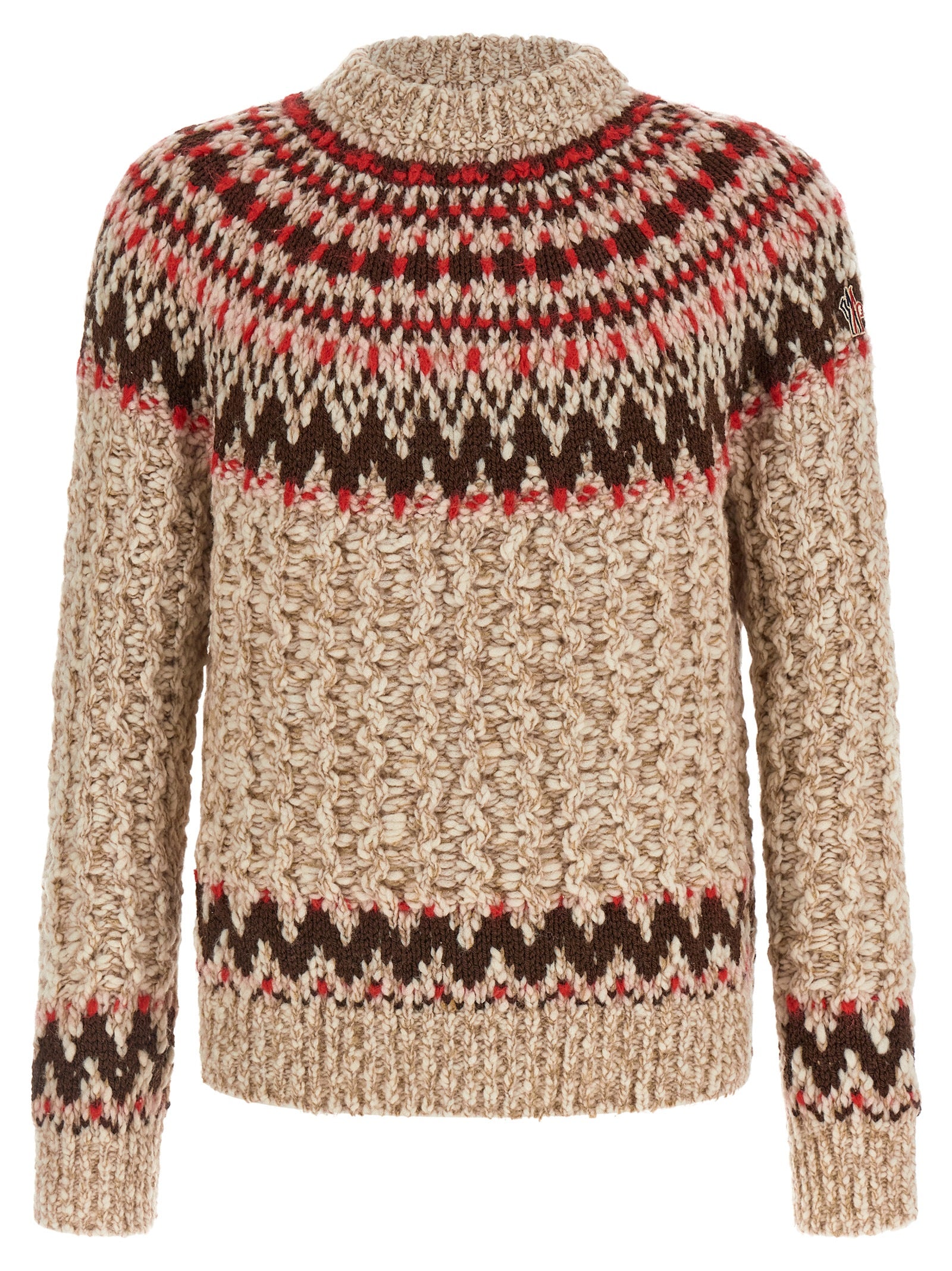 Moncler Grenoble Multicolor Wool Cardigan Moncler Grenoble