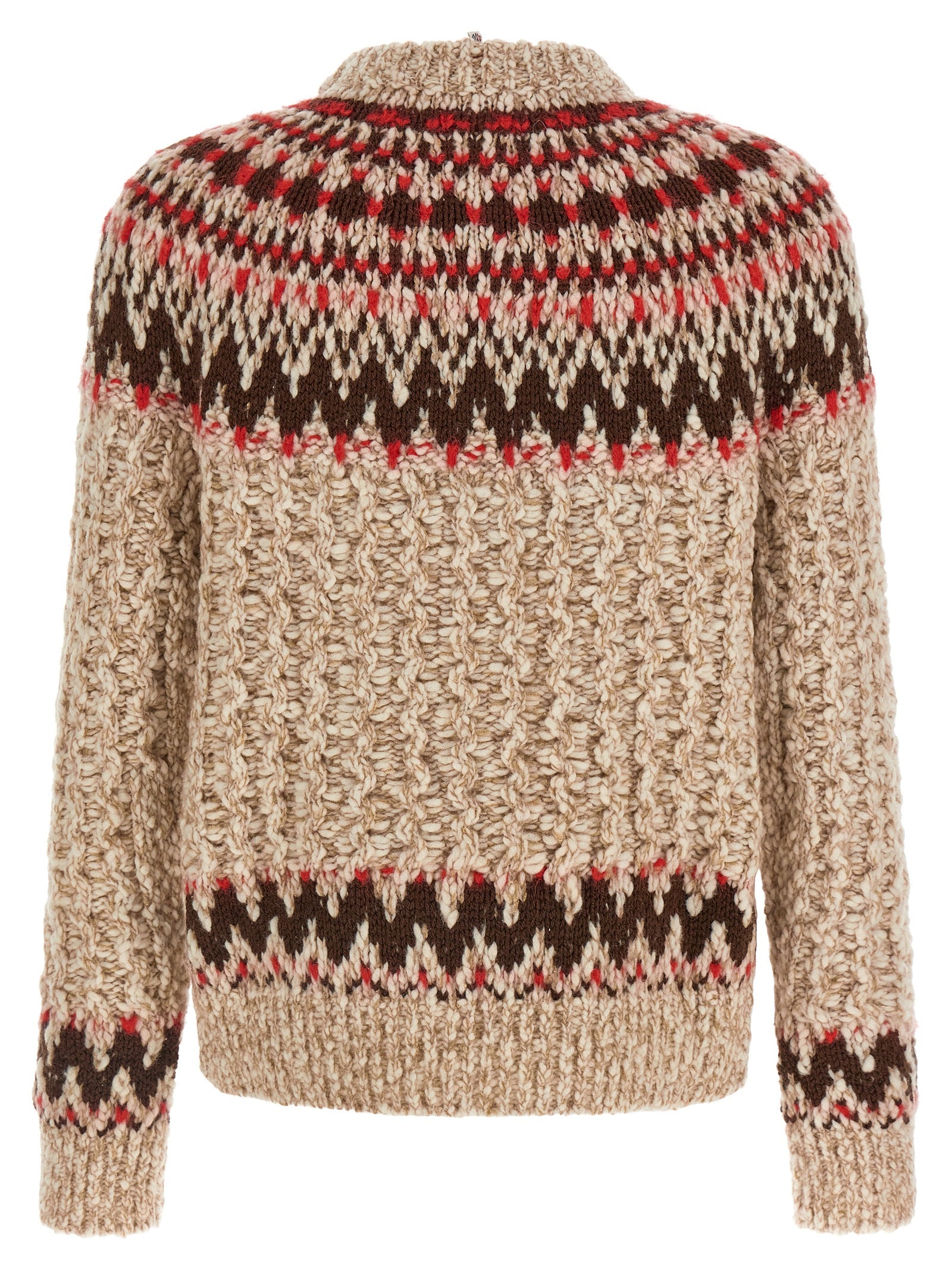 Moncler Grenoble Multicolor Wool Cardigan Moncler Grenoble