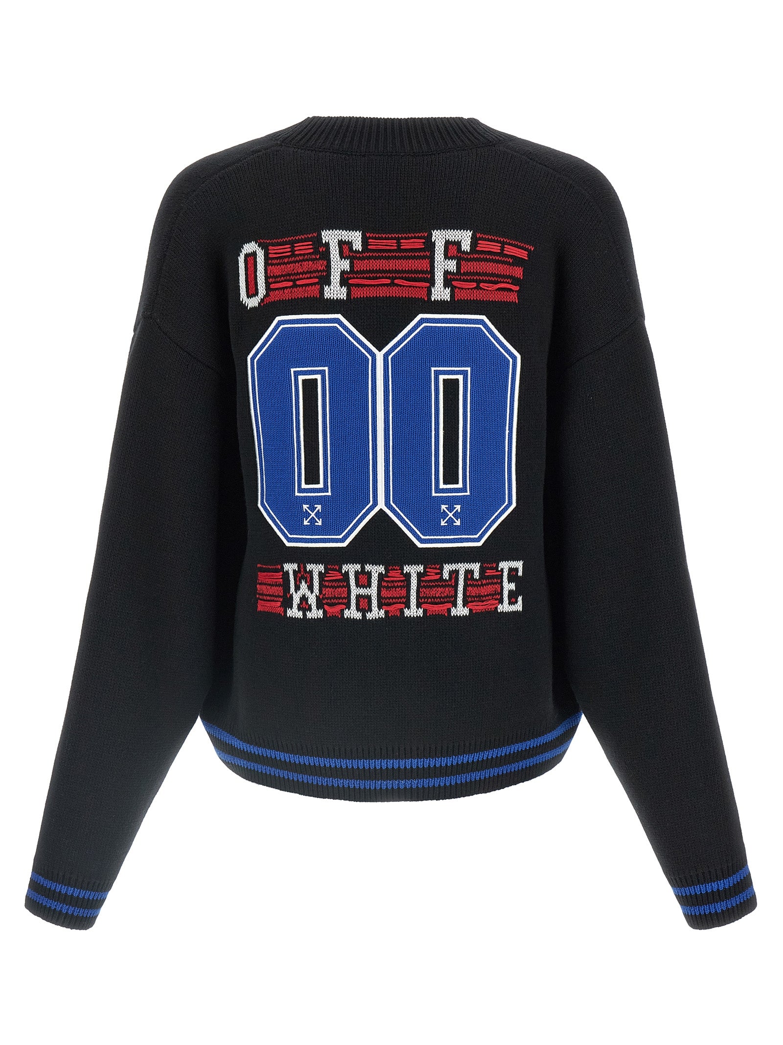 Off-White Black Cotton Cardigan Off-White