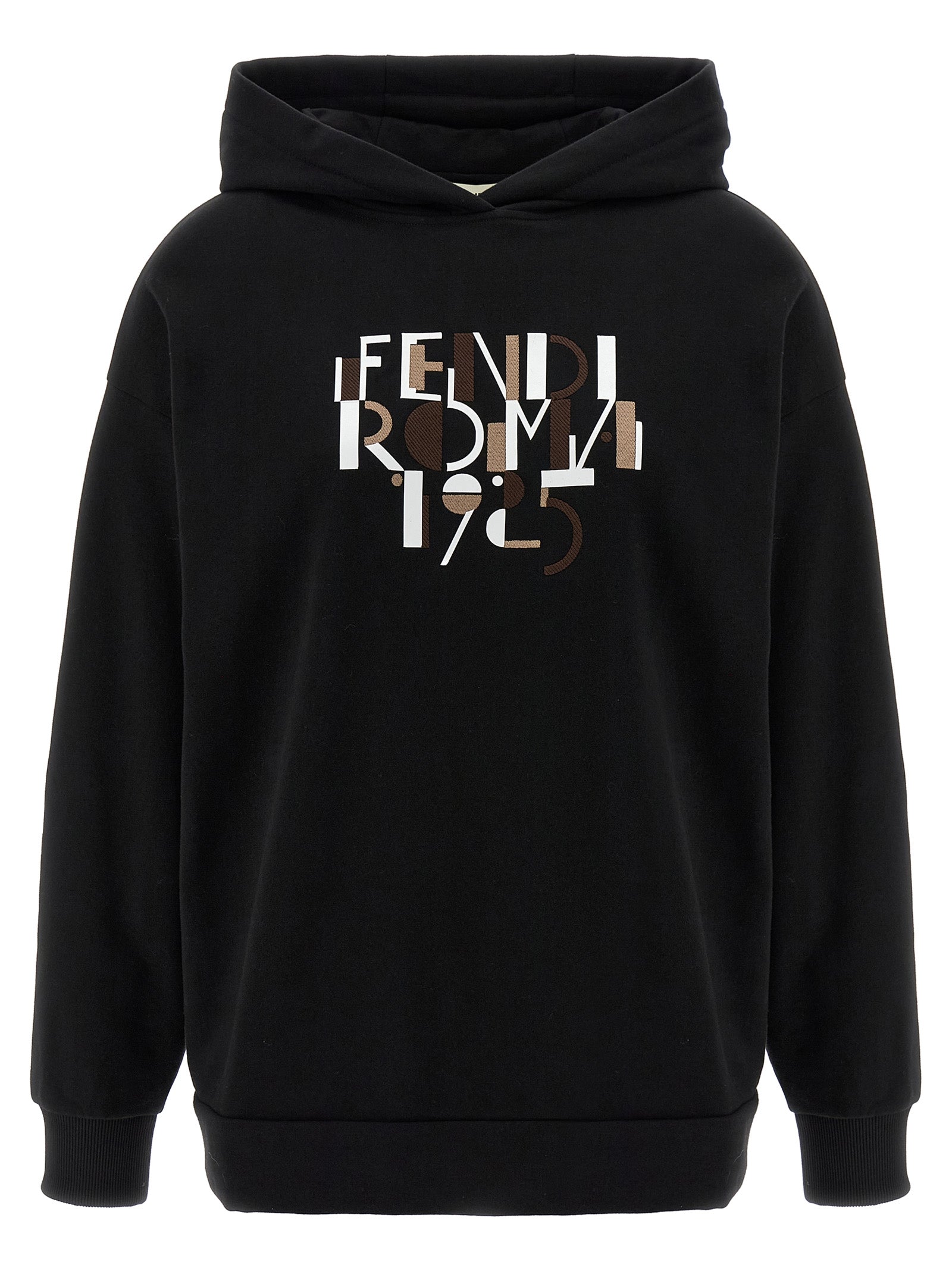 Fendi Black Cotton Sweatshirt Fendi